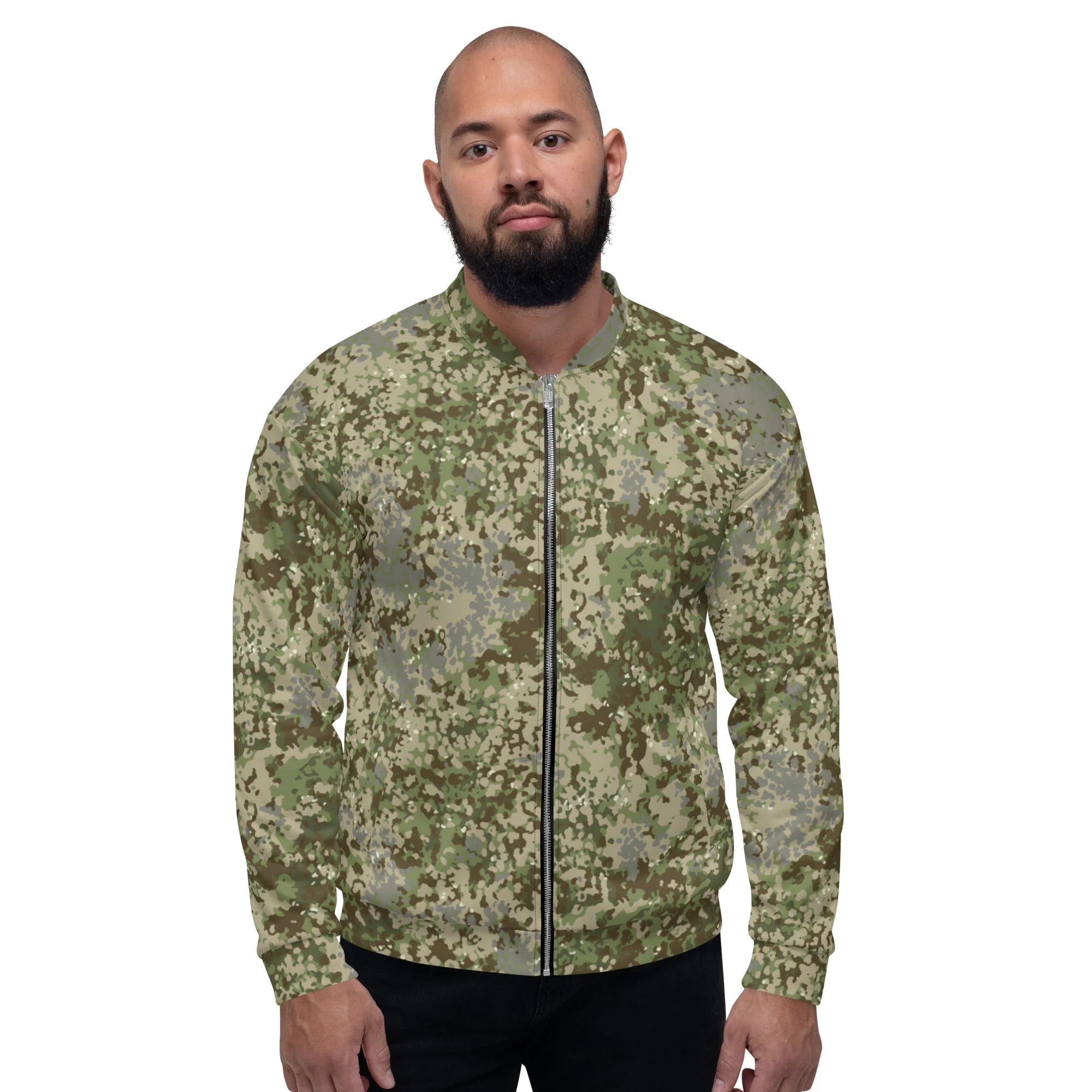 German Multitarn CAMO Unisex Bomber Jacket - Image 4