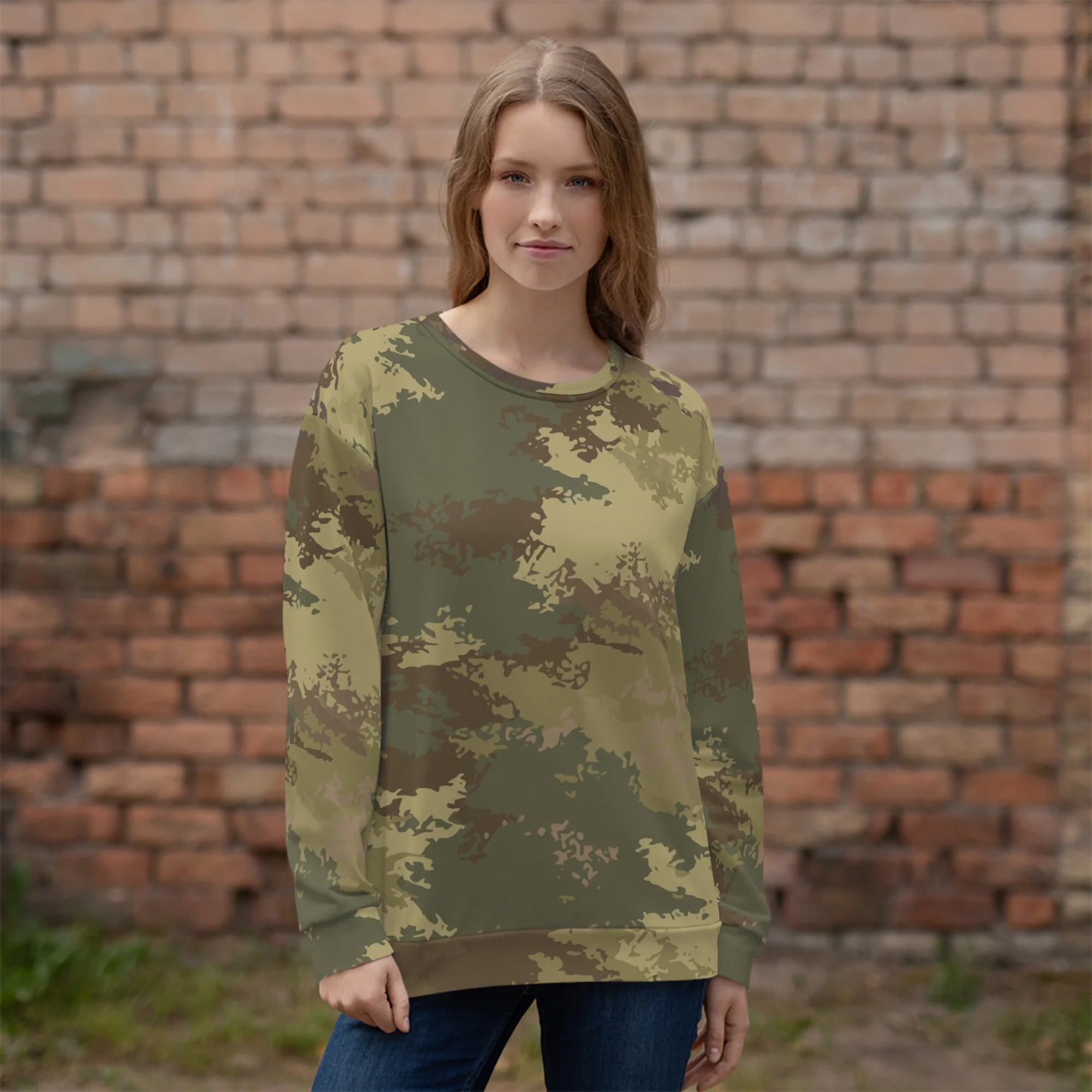 Poisonous Multi-Terrain CAMO Unisex Sweatshirt - Image 2