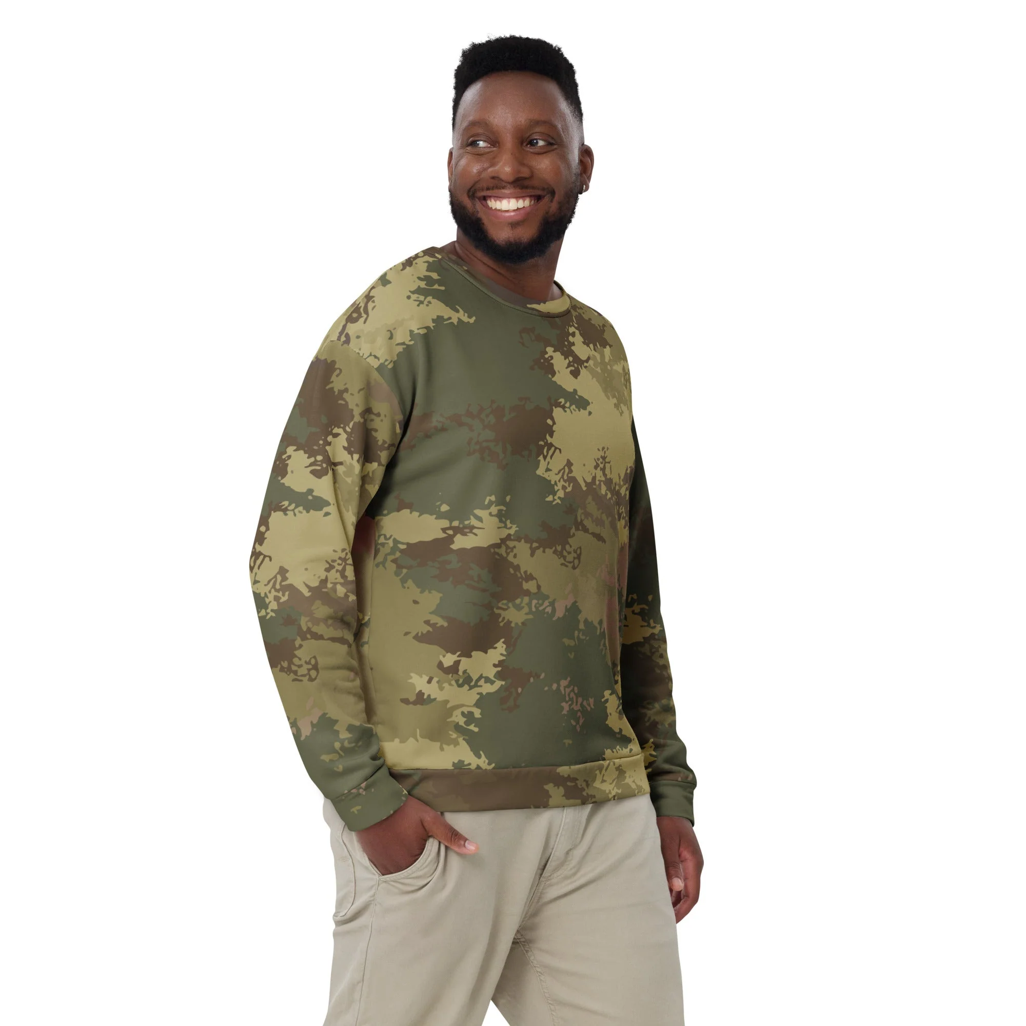 Poisonous Multi-Terrain CAMO Unisex Sweatshirt - Image 5