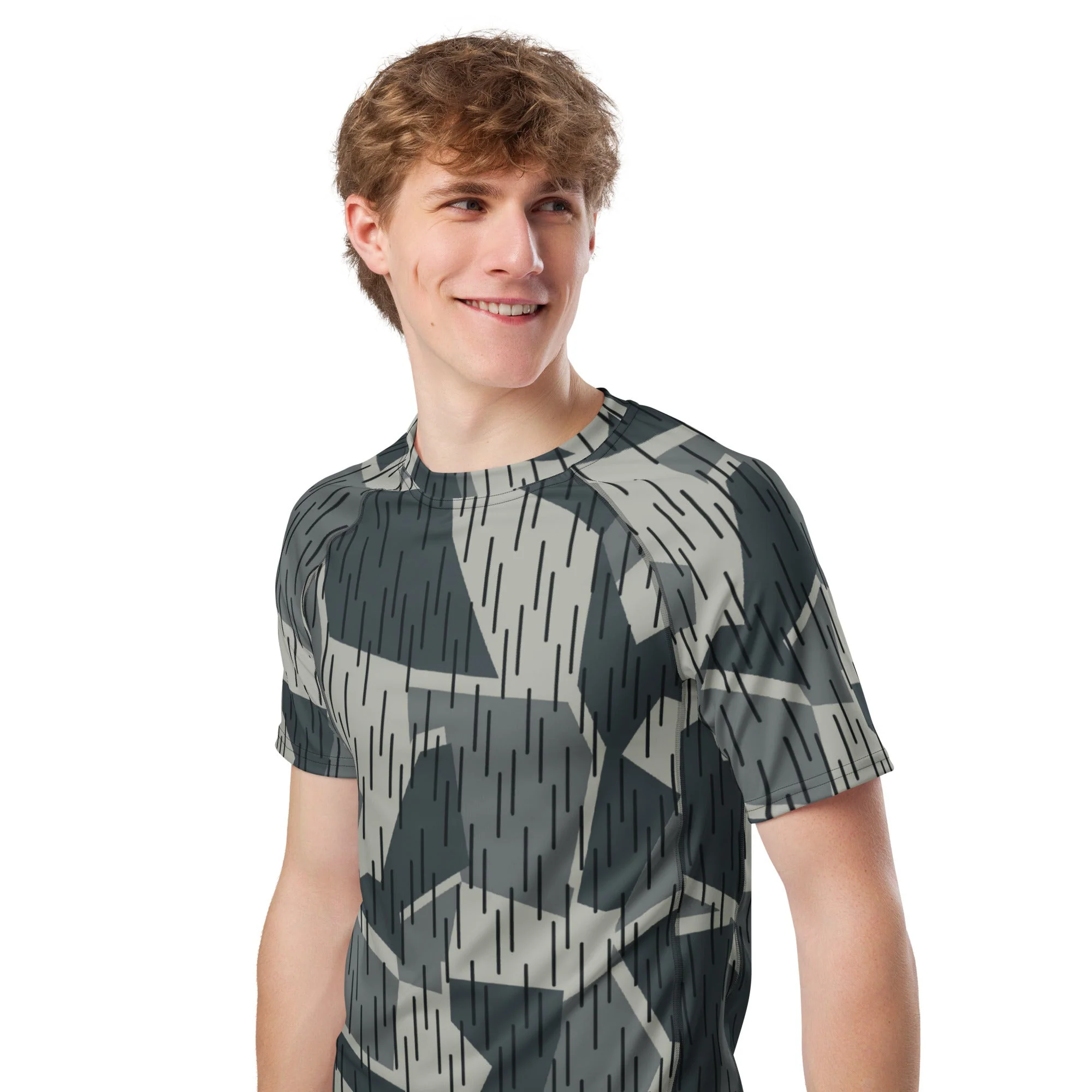 Ad Astra Moon Splittermuster Urban Movie CAMO Mens Short-Sleeve Rash Guard - Image 4