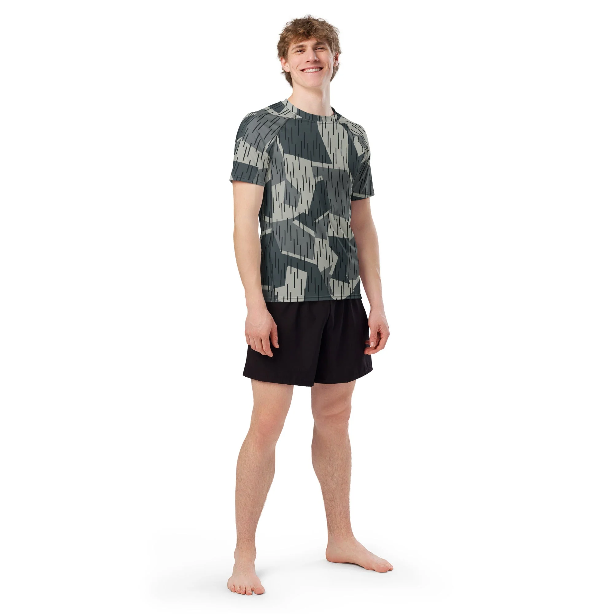 Ad Astra Moon Splittermuster Urban Movie CAMO Mens Short-Sleeve Rash Guard - Image 5
