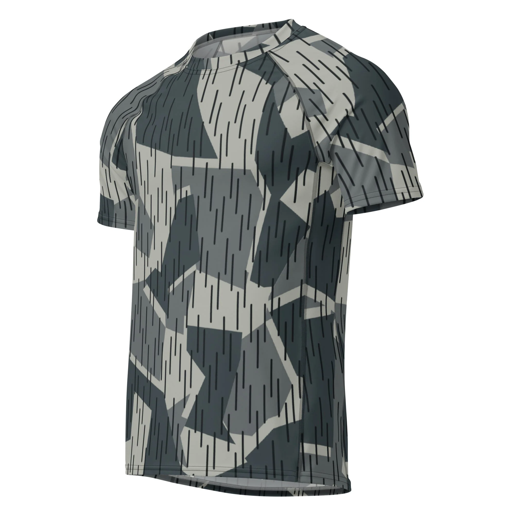 Ad Astra Moon Splittermuster Urban Movie CAMO Mens Short-Sleeve Rash Guard - Image 8