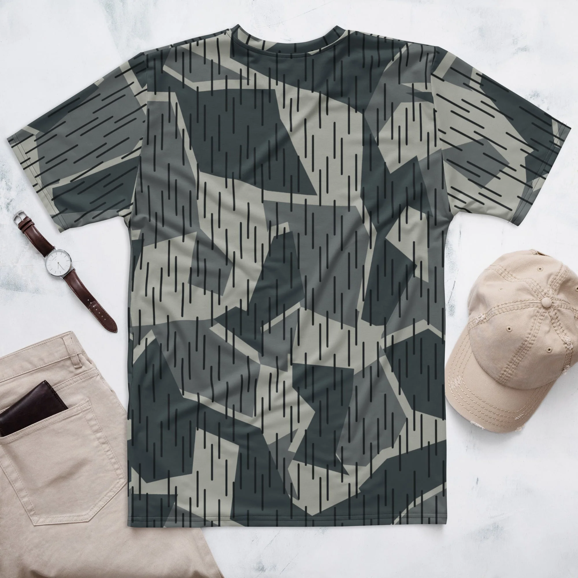Ad Astra Moon Splittermuster Urban Movie CAMO Mens T-Shirt - Image 4