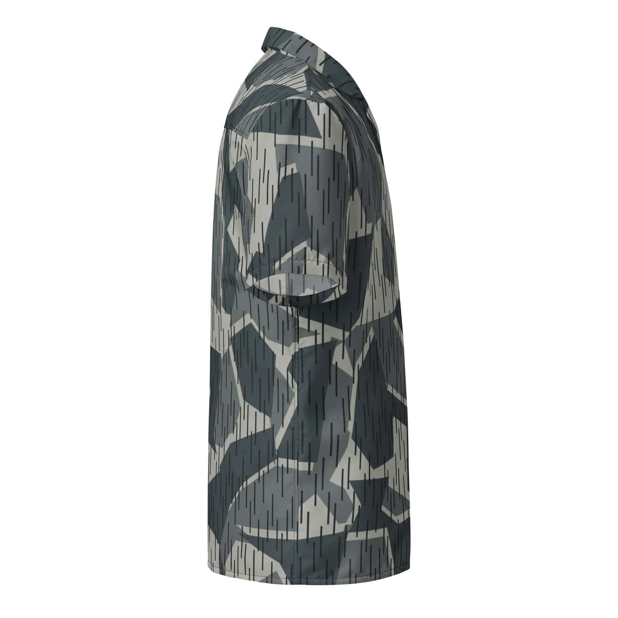 Ad Astra Moon Splittermuster Urban Movie CAMO Unisex Short-Sleeve Button Shirt - Image 11