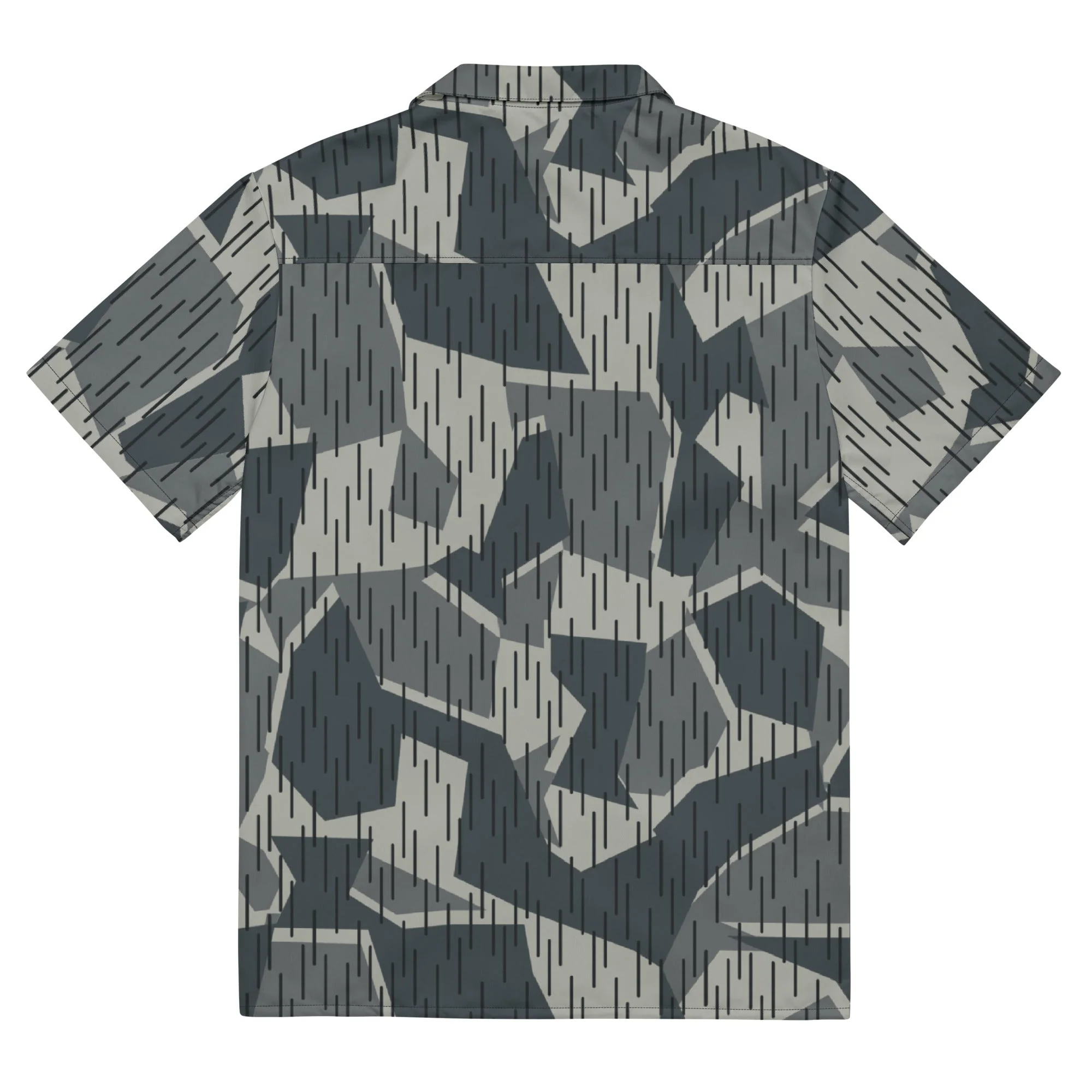 Ad Astra Moon Splittermuster Urban Movie CAMO Unisex Short-Sleeve Button Shirt - Image 8