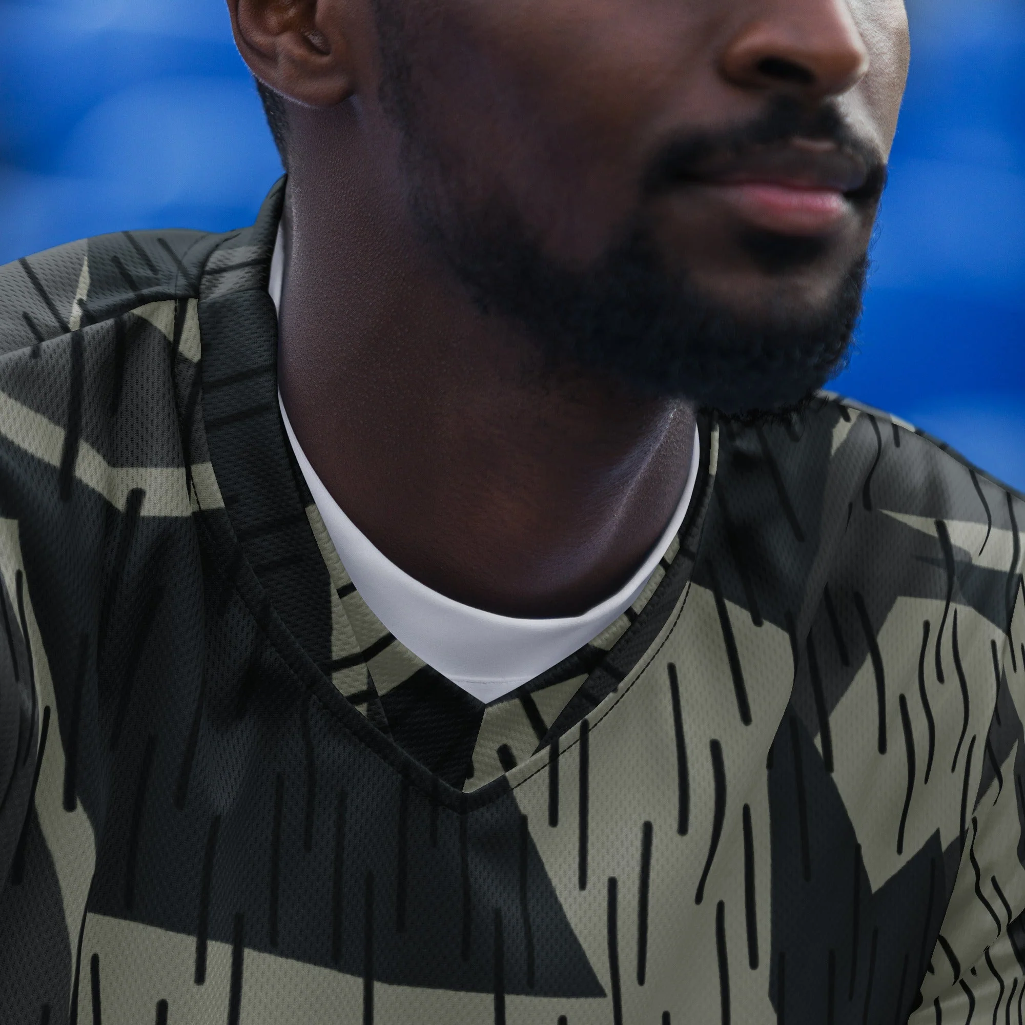 Ad Astra Moon Splittermuster Urban Movie CAMO Unisex Sports Jersey - Image 5