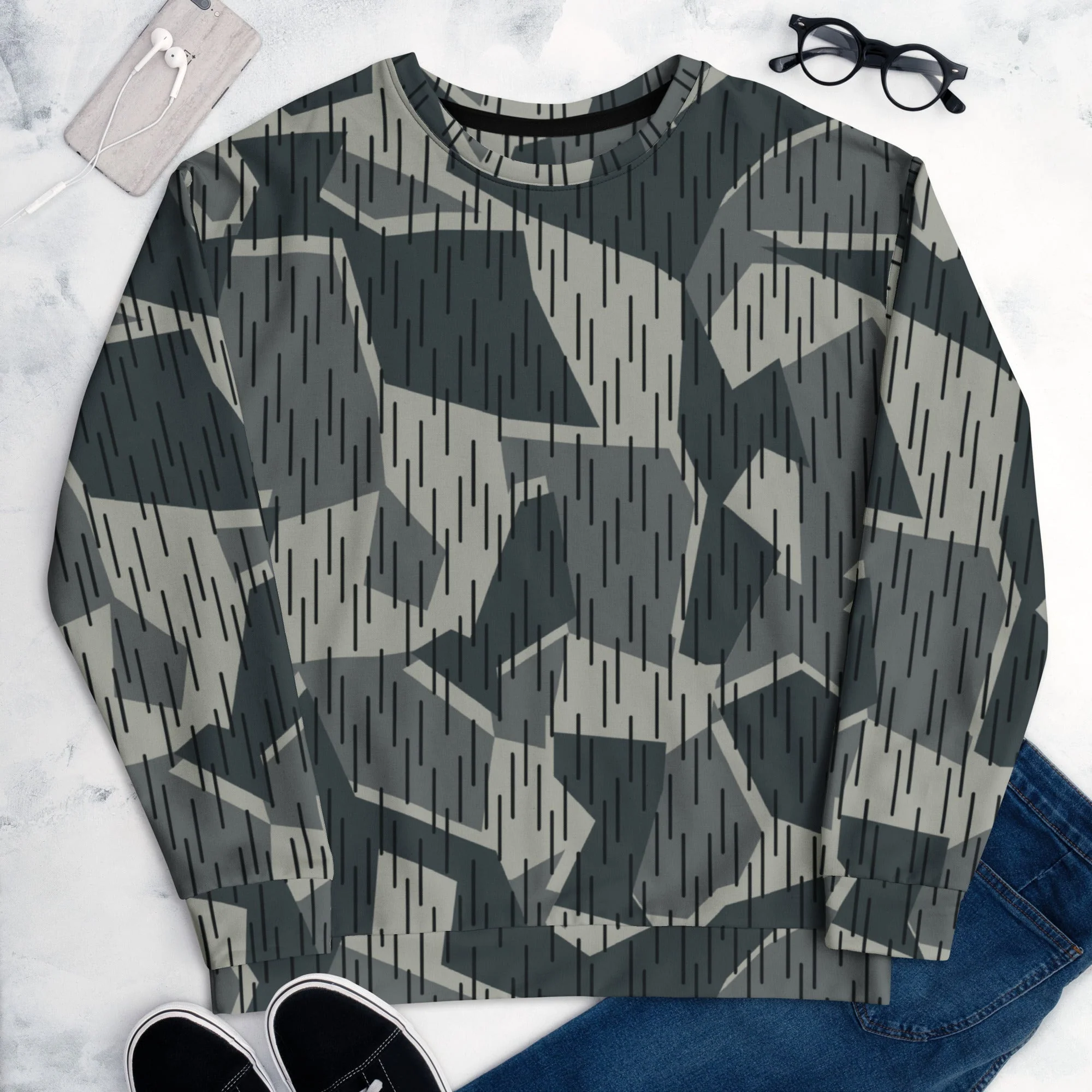 Ad Astra Moon Splittermuster Urban Movie CAMO Unisex Sweatshirt - Image 10