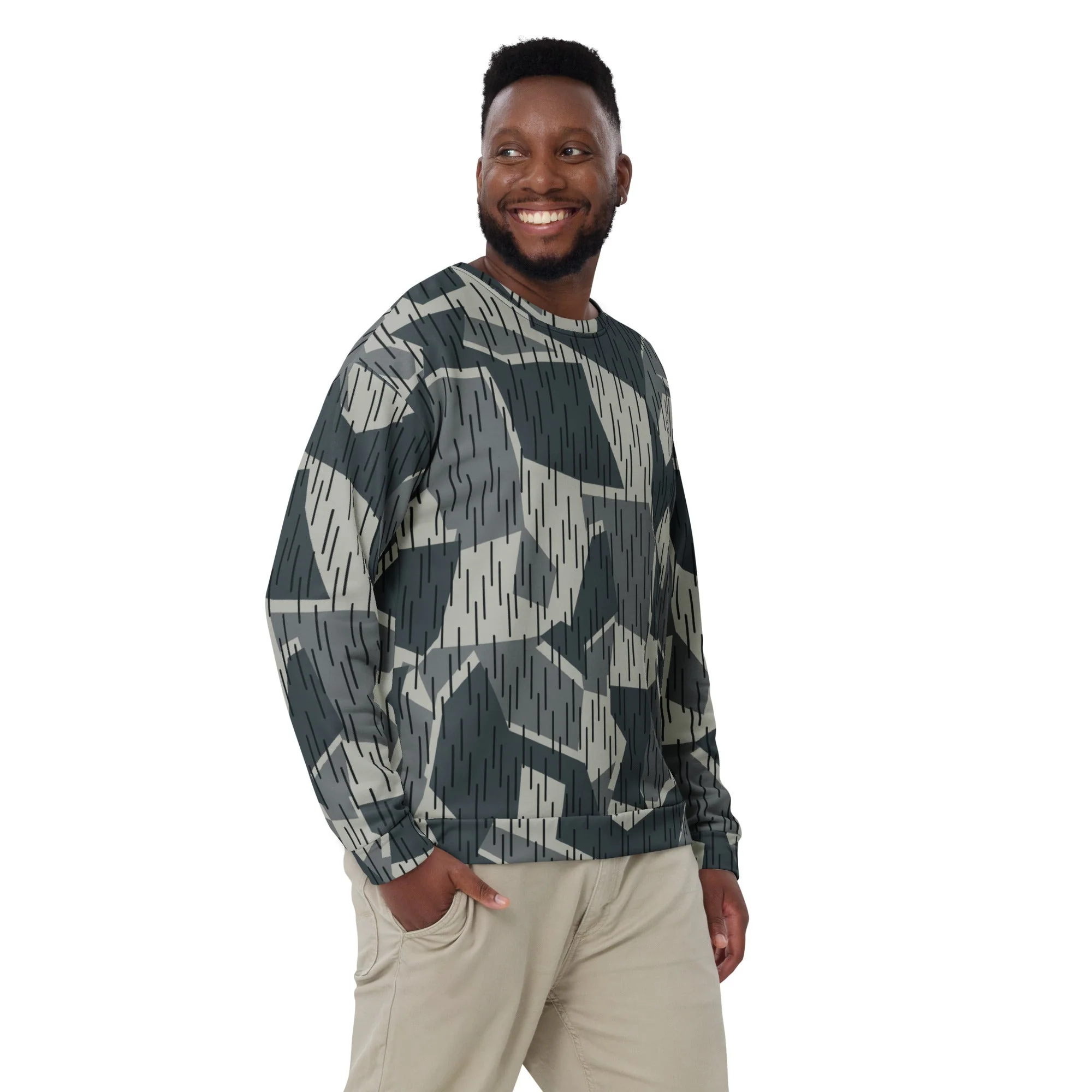 Ad Astra Moon Splittermuster Urban Movie CAMO Unisex Sweatshirt - Image 5