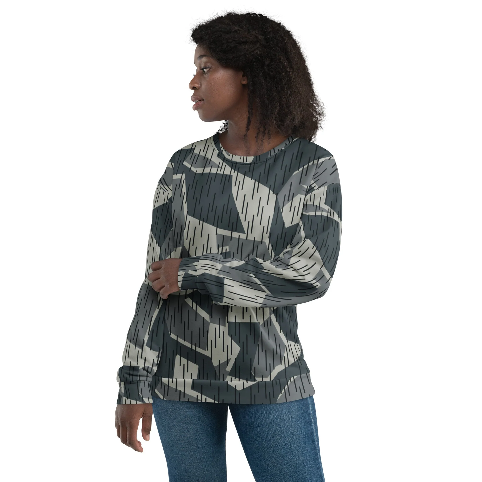Ad Astra Moon Splittermuster Urban Movie CAMO Unisex Sweatshirt - Image 6