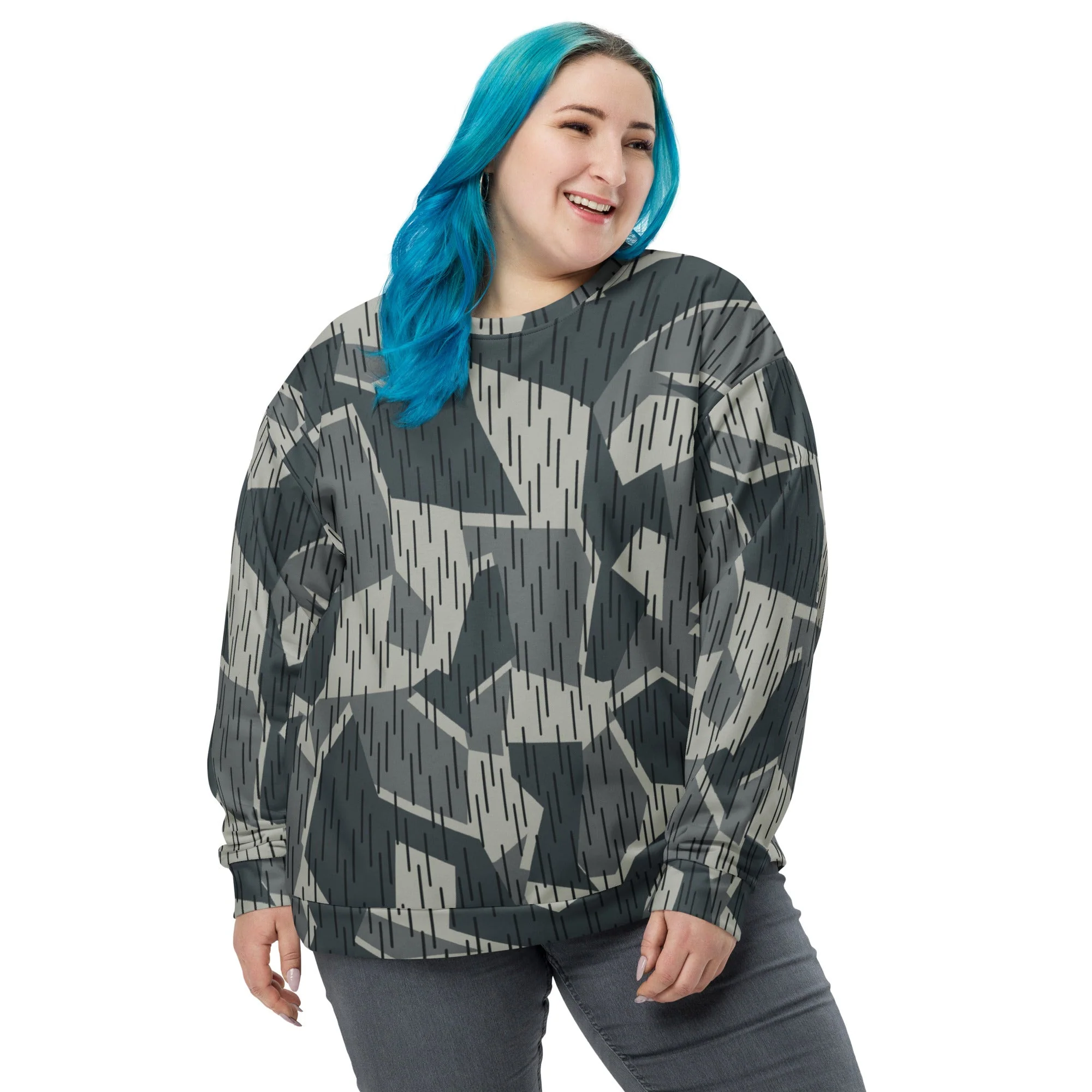 Ad Astra Moon Splittermuster Urban Movie CAMO Unisex Sweatshirt - Image 7