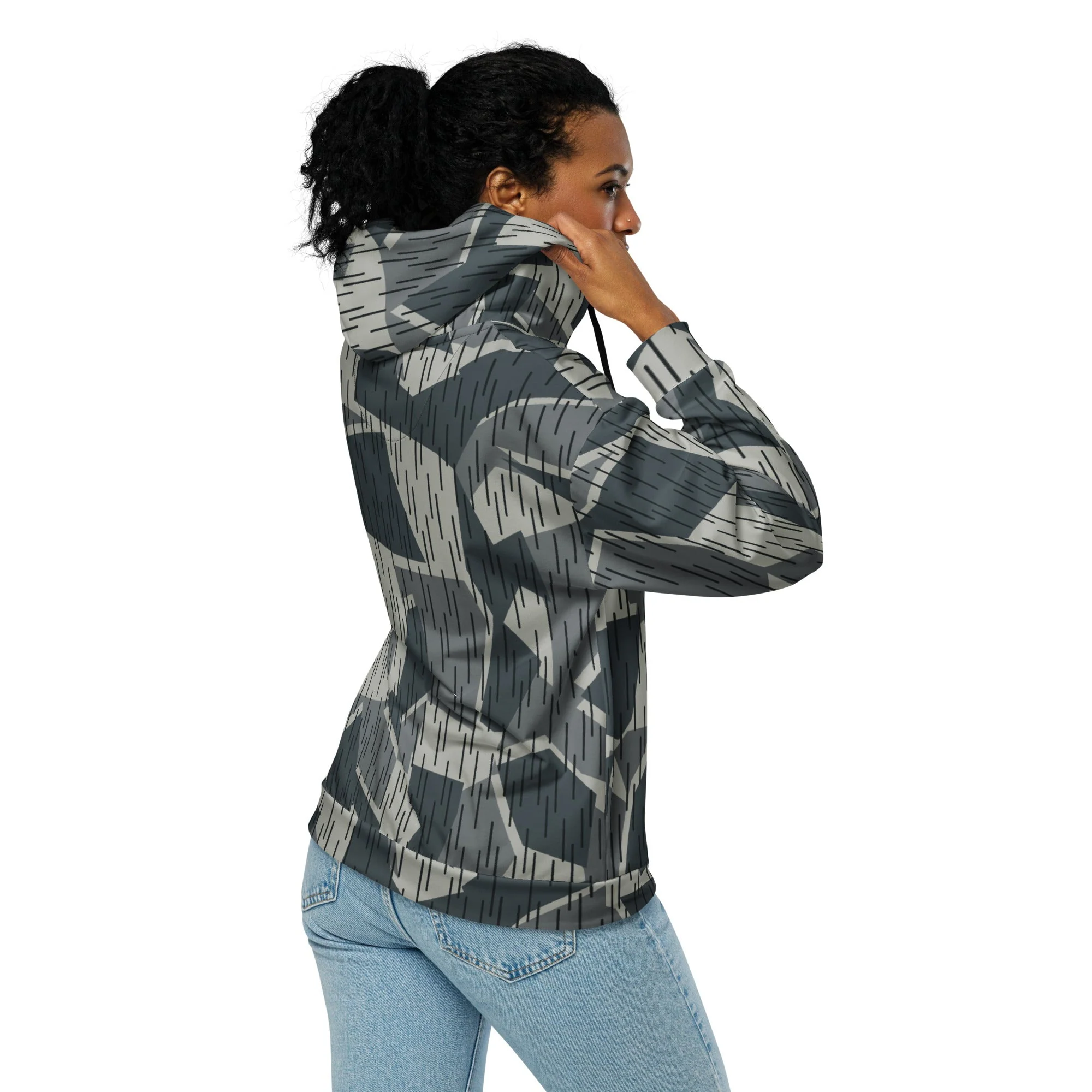 Ad Astra Moon Splittermuster Urban Movie CAMO Unisex Zip Hoodie - Image 11