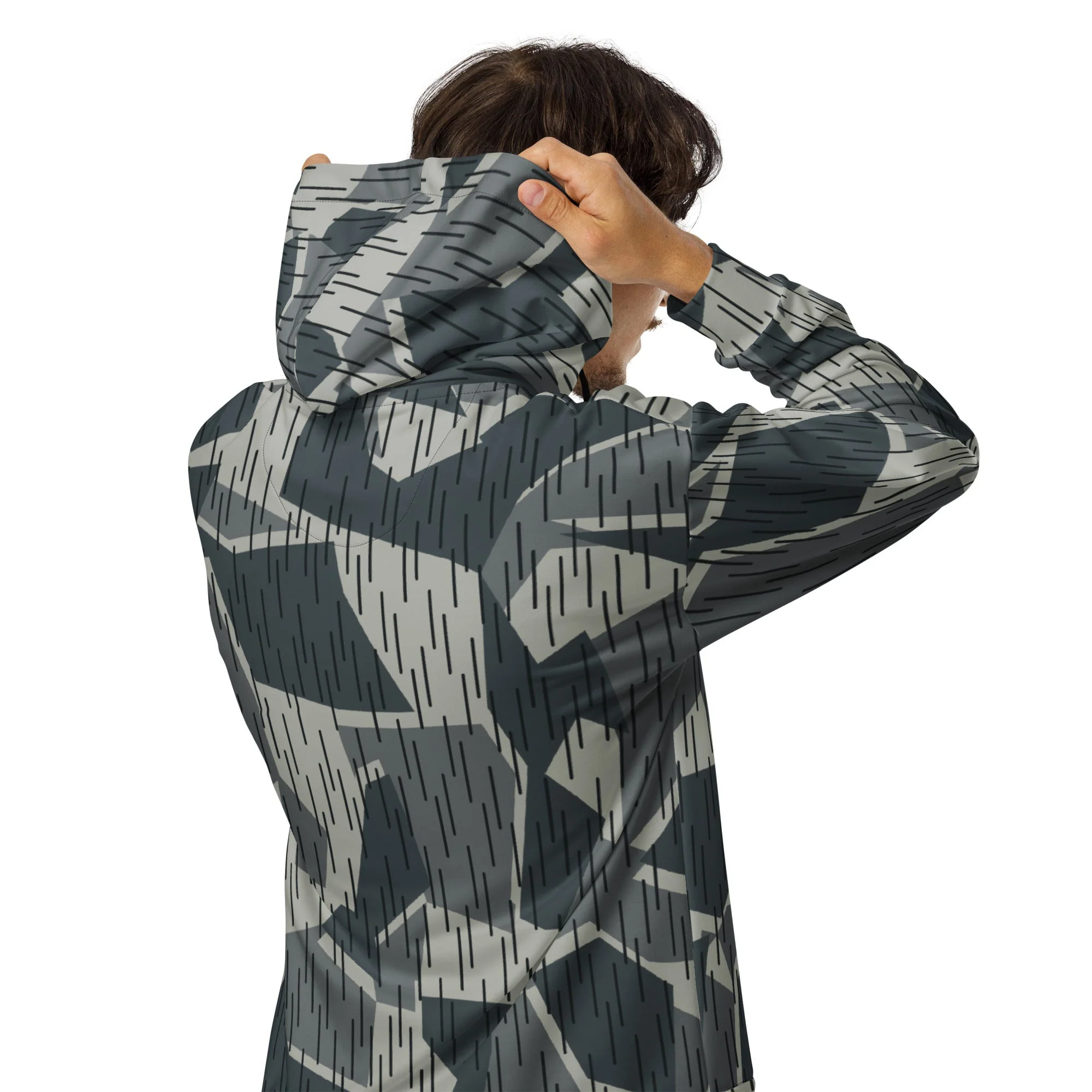 Ad Astra Moon Splittermuster Urban Movie CAMO Unisex Zip Hoodie - Image 12