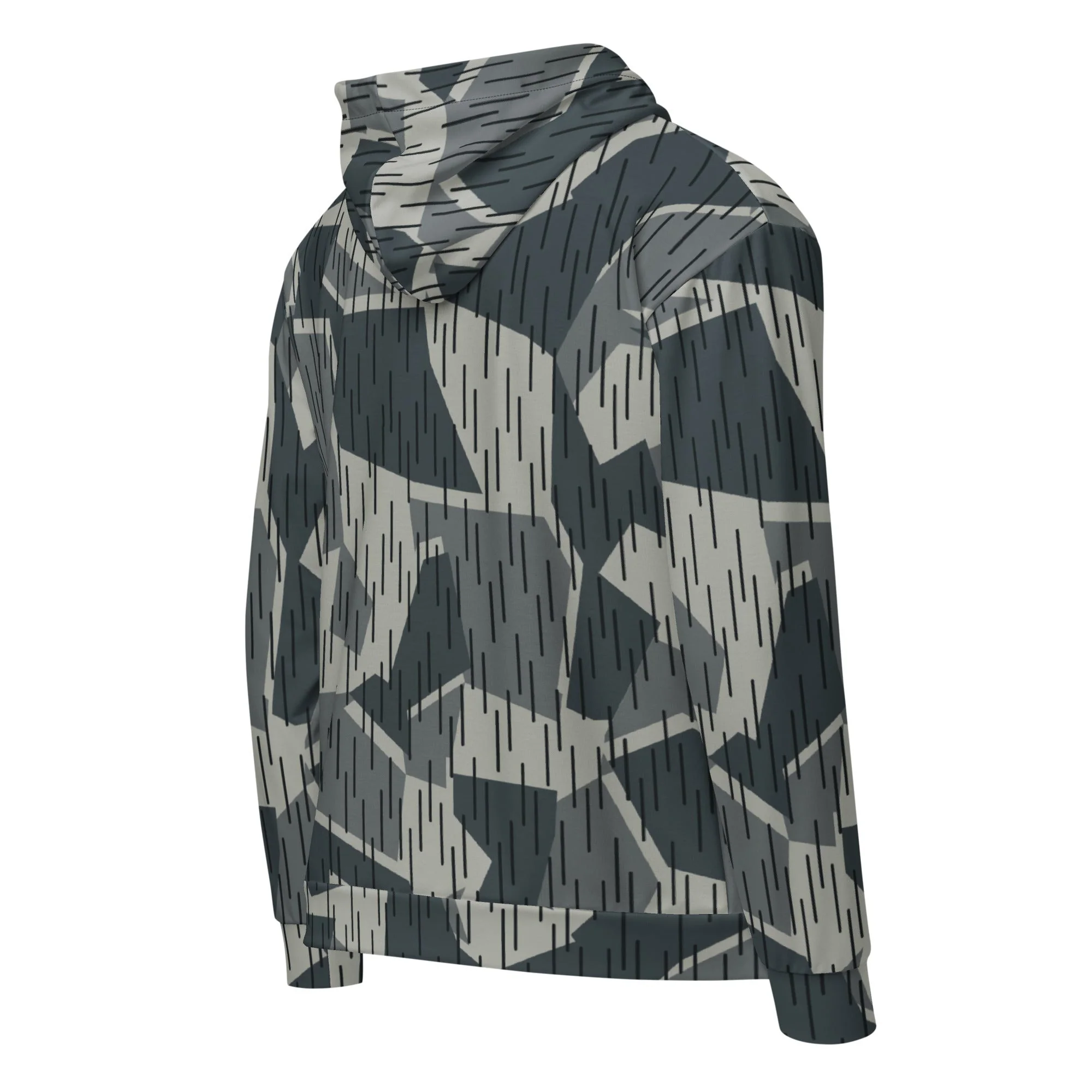 Ad Astra Moon Splittermuster Urban Movie CAMO Unisex Zip Hoodie - Image 3