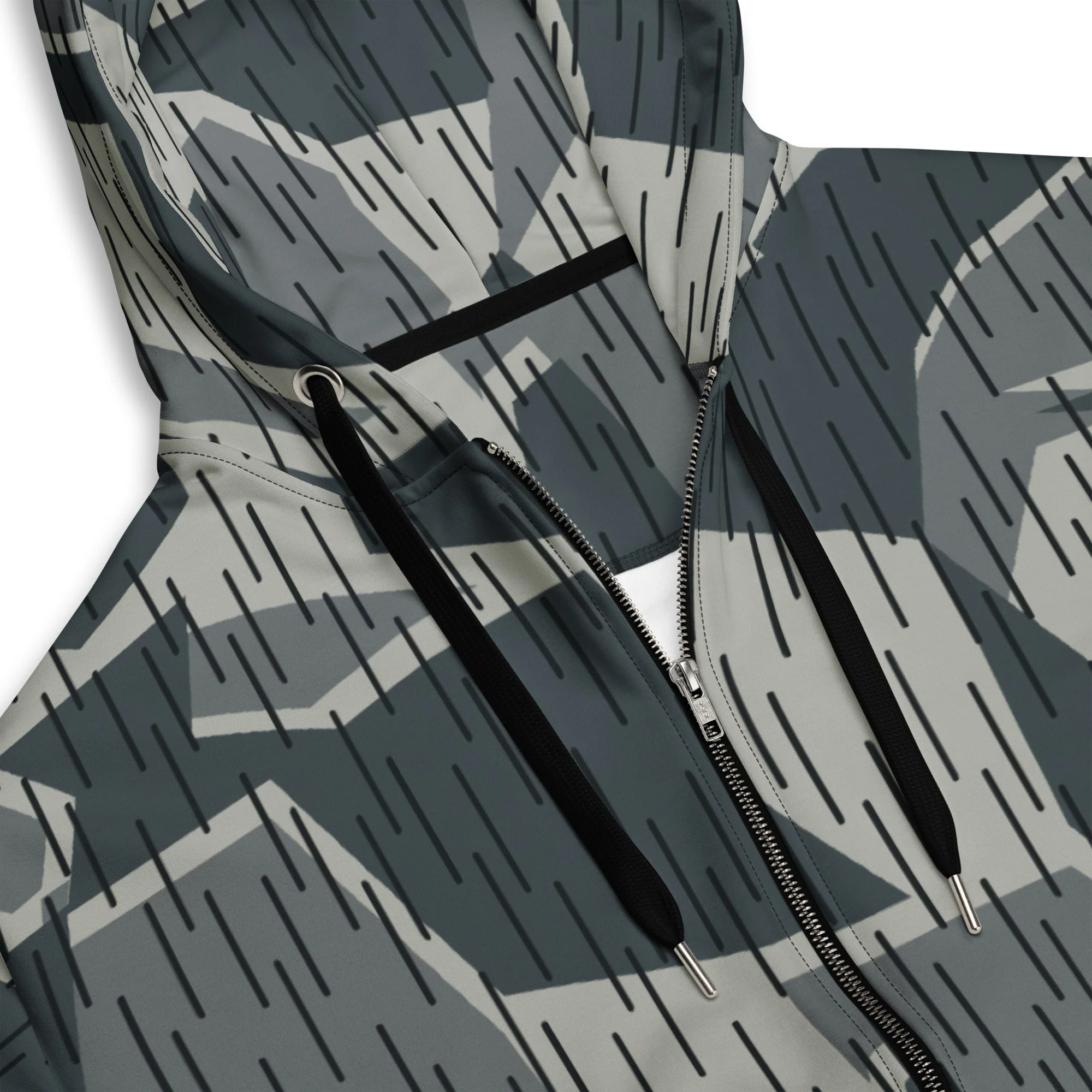 Ad Astra Moon Splittermuster Urban Movie CAMO Unisex Zip Hoodie - Image 8