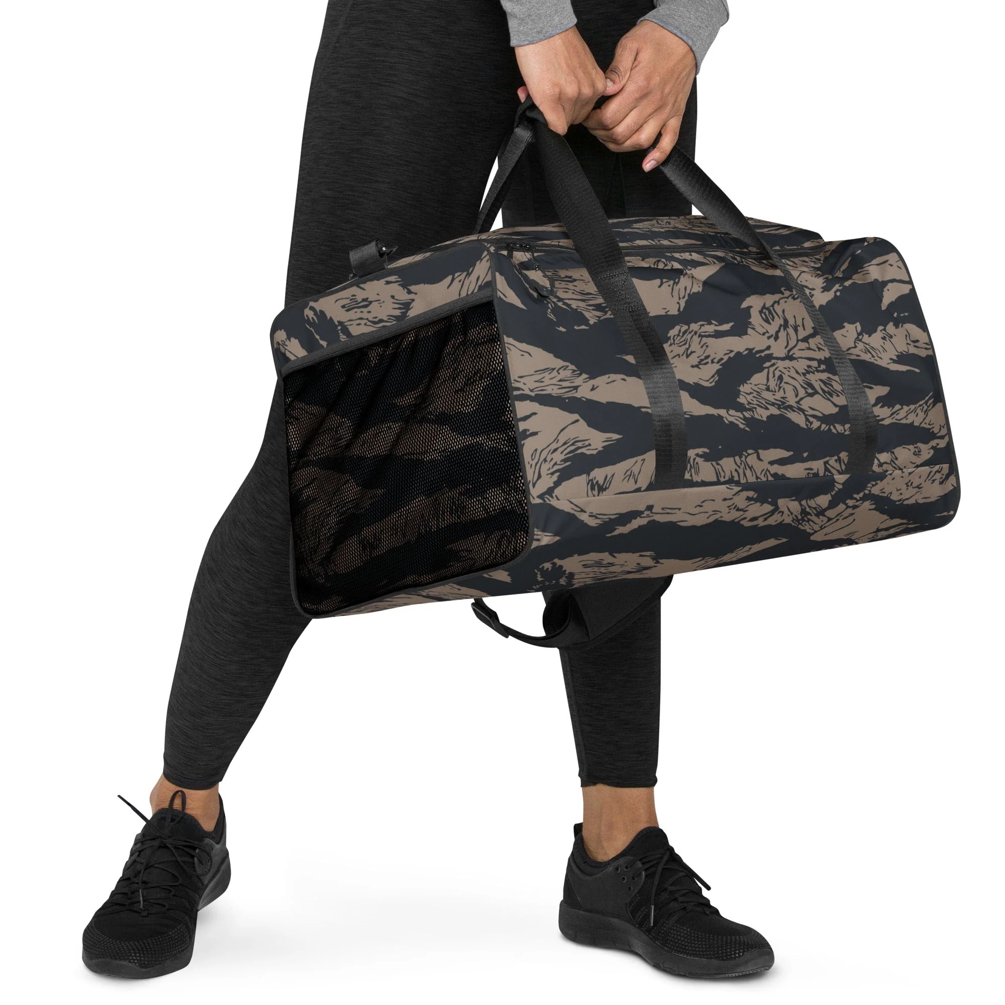 Afghanistan Taliban Special Forces Badri Tiger Stripe CAMO Duffle Bag - Image 4
