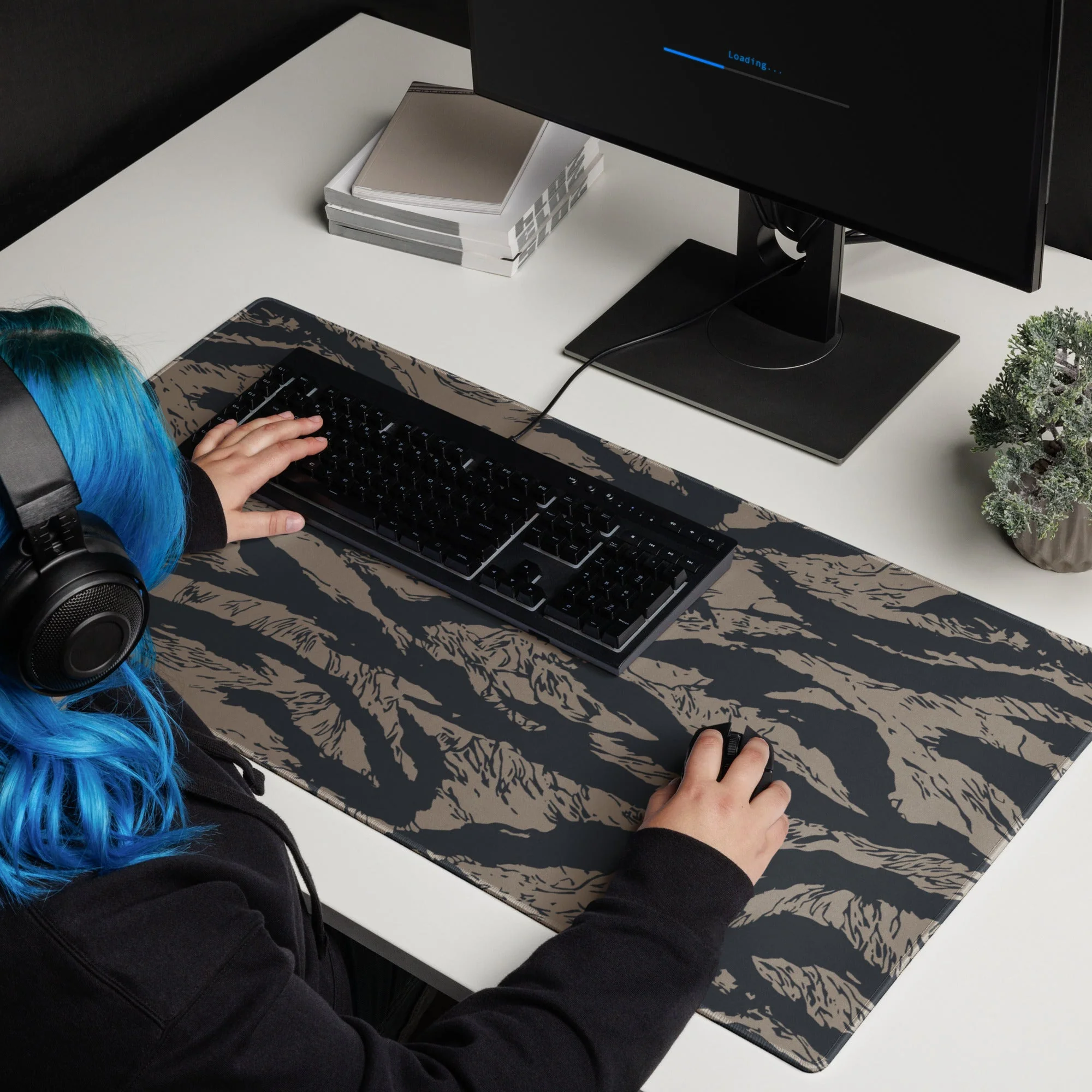 Afghanistan Taliban Special Forces Badri Tiger Stripe CAMO Universal Large Desk Pad