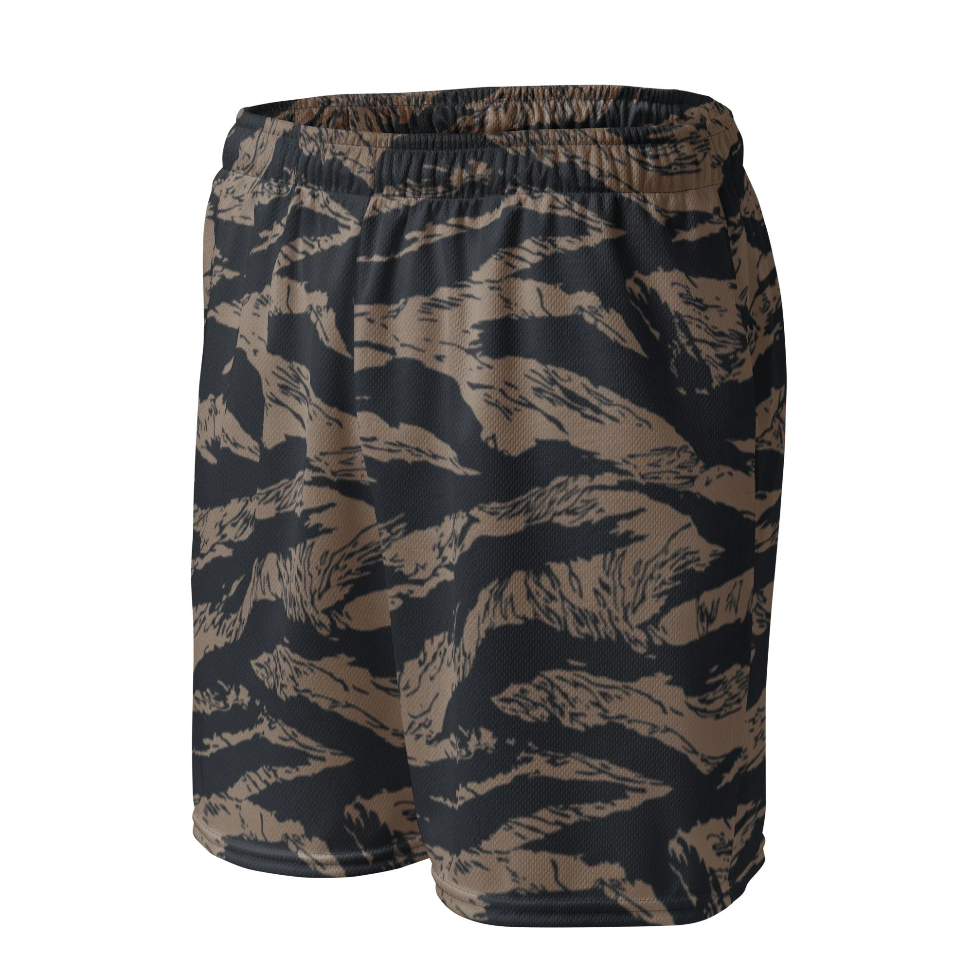 Afghanistan Taliban Special Forces Badri Tiger Stripe CAMO Unisex Mesh Shorts - Image 4