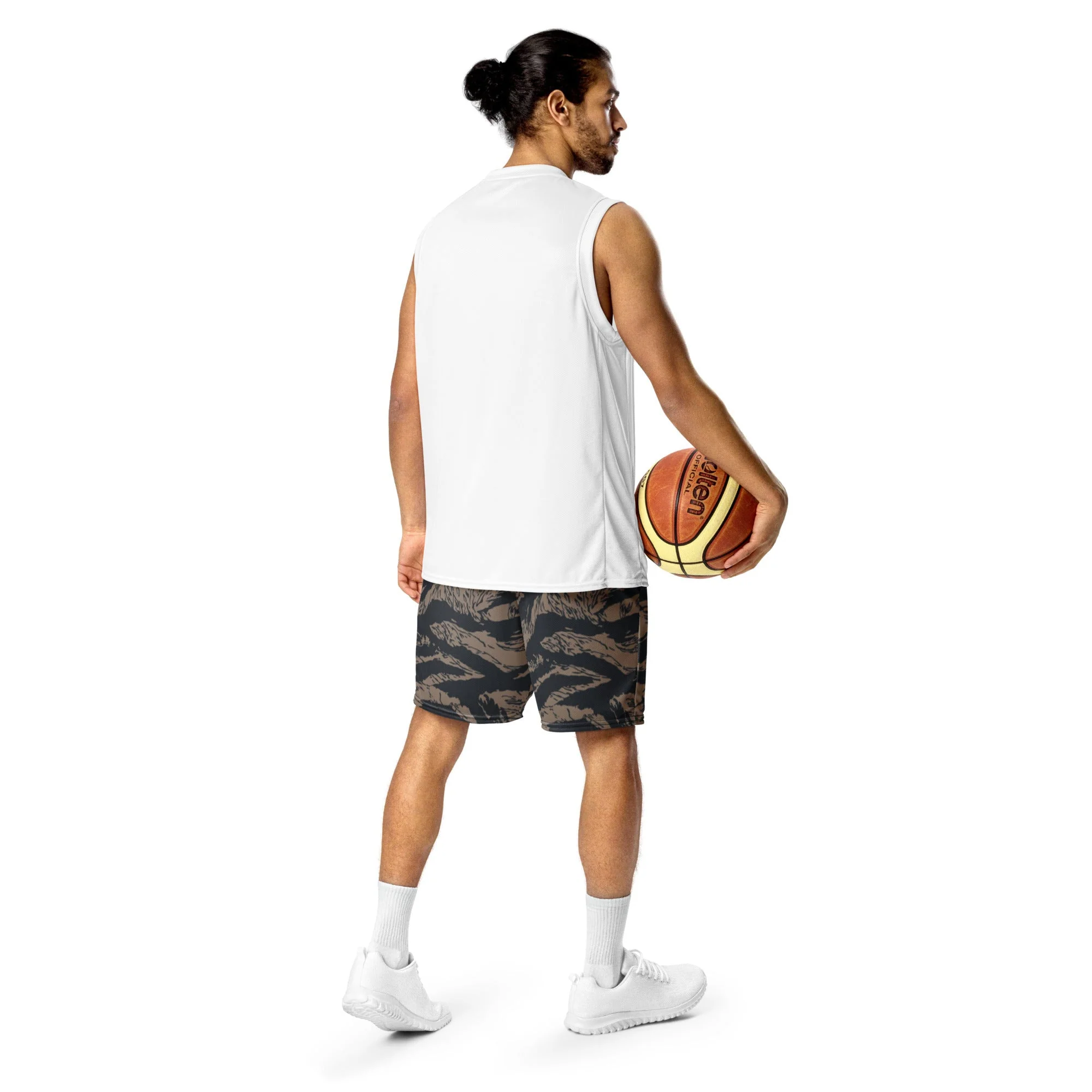 Afghanistan Taliban Special Forces Badri Tiger Stripe CAMO Unisex Mesh Shorts - Image 8
