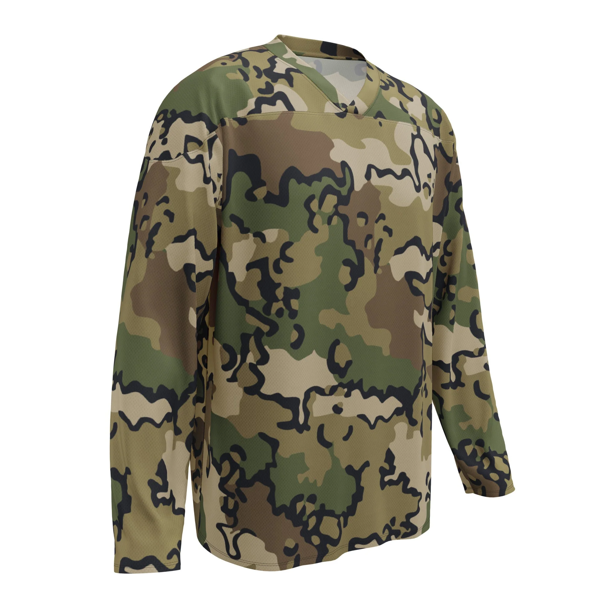 Alaska Chocolate Chip Multi-terrain CAMO Unisex Hockey Fan Jersey - Image 11