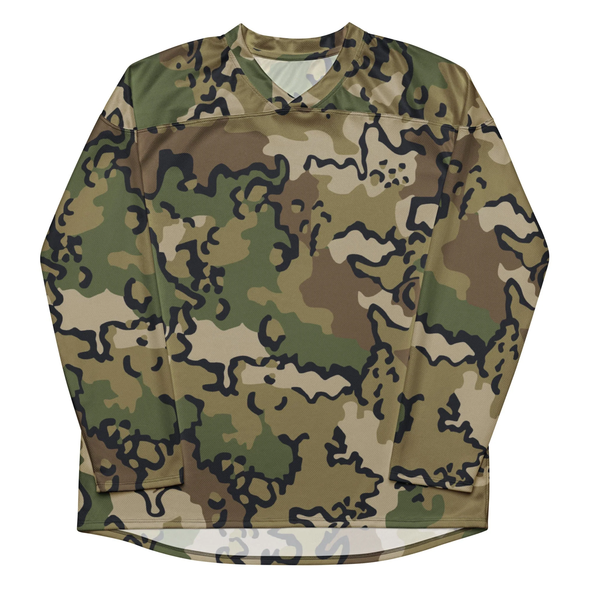 Alaska Chocolate Chip Multi-terrain CAMO Unisex Hockey Fan Jersey - Image 12