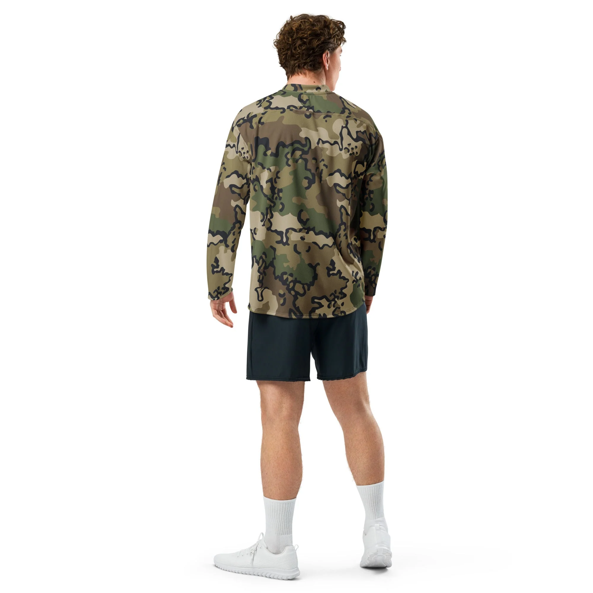 Alaska Chocolate Chip Multi-terrain CAMO Unisex Hockey Fan Jersey - Image 14