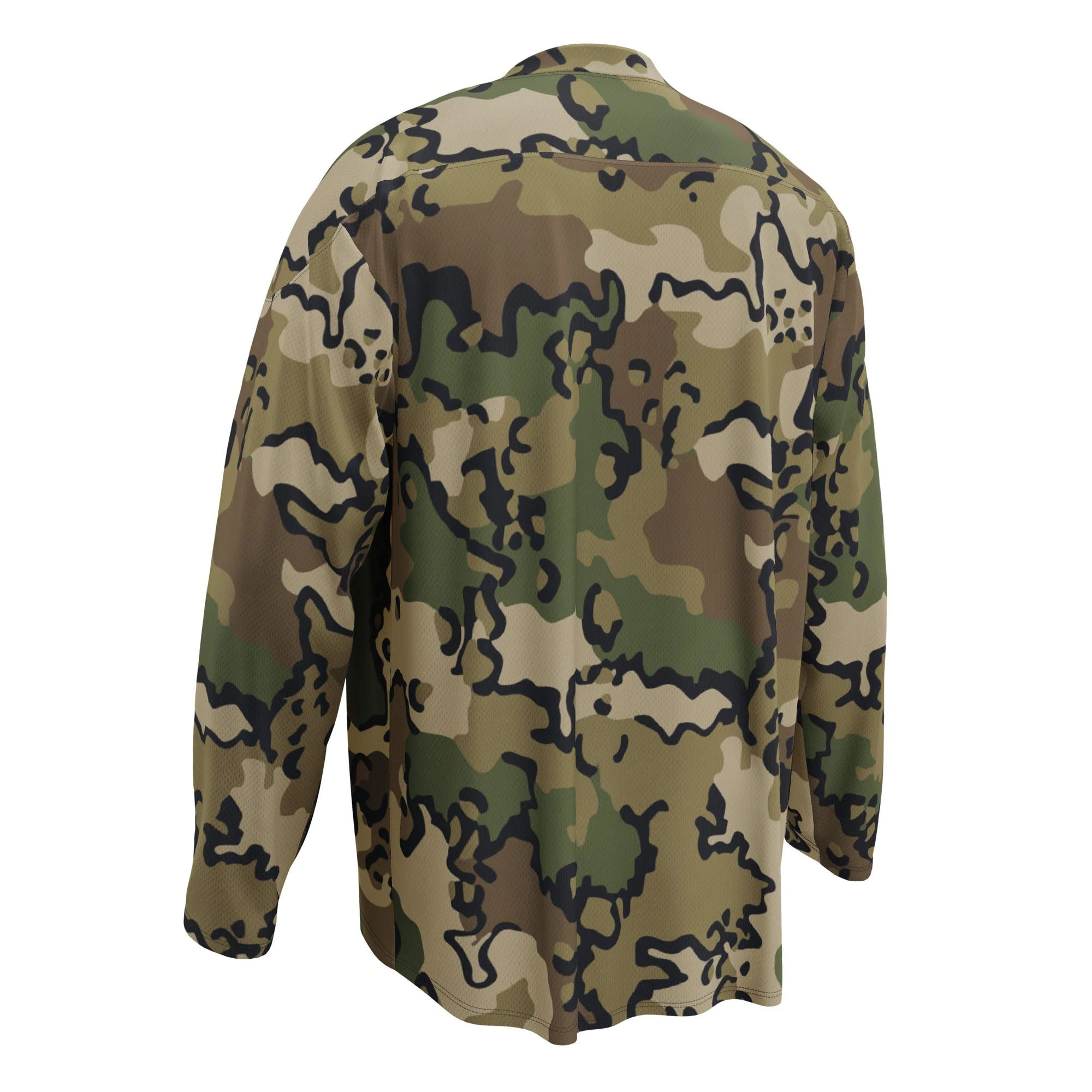 Alaska Chocolate Chip Multi-terrain CAMO Unisex Hockey Fan Jersey - Image 5