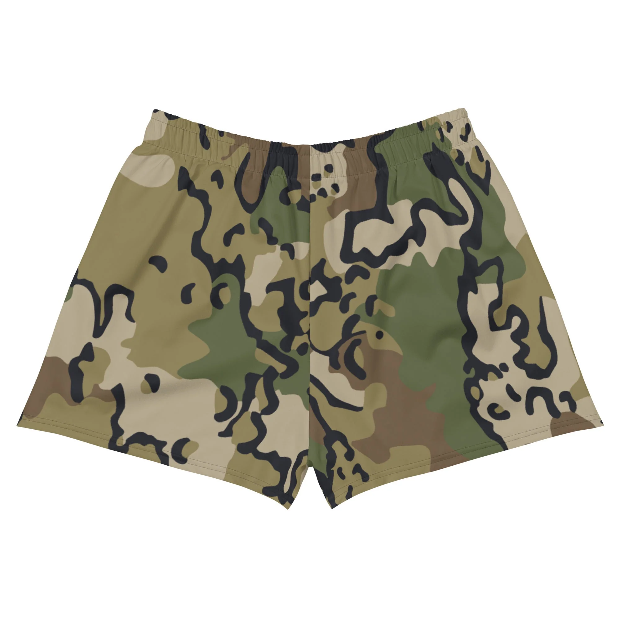 Alaska Chocolate Chip Multi-terrain CAMO Unisex Athletic Shorts - Image 3