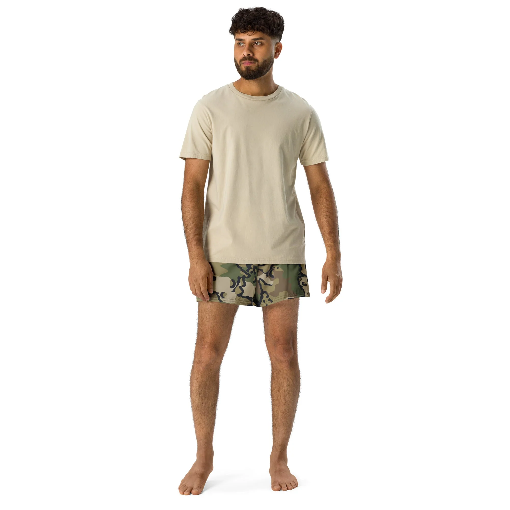 Alaska Chocolate Chip Multi-terrain CAMO Unisex Athletic Shorts - Image 5