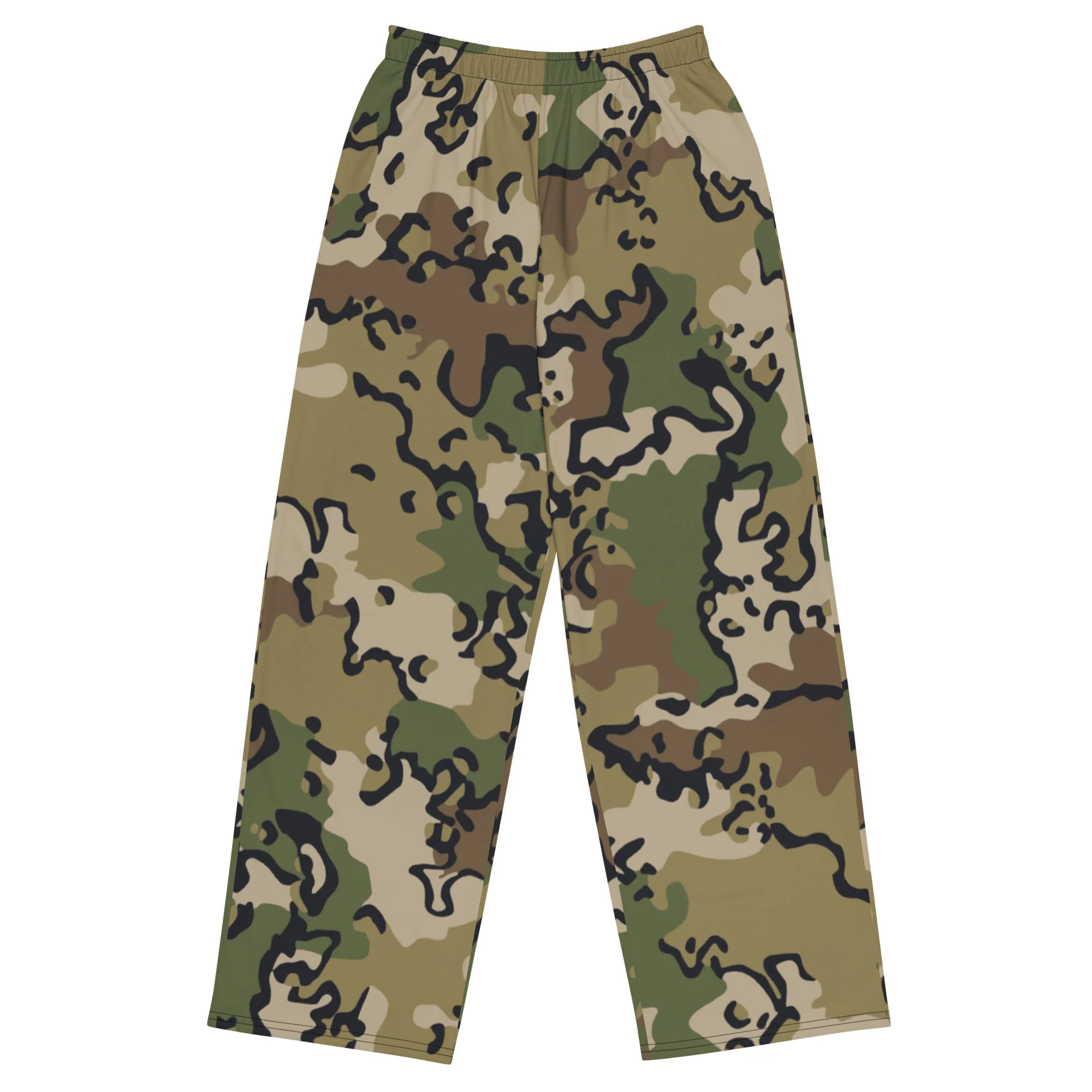 Alaska Chocolate Chip Multi-terrain CAMO Unisex Wide-Leg Leisure Pants