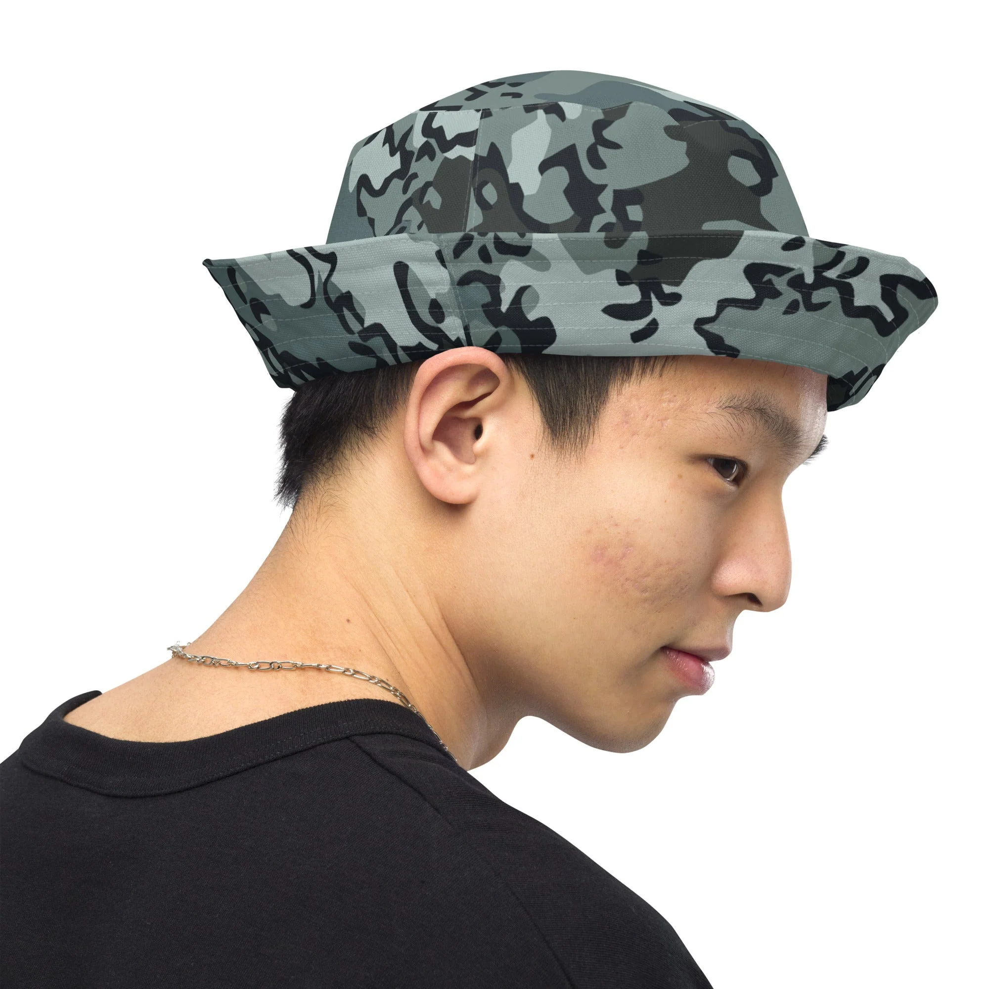 Alaska Chocolate Chip Urban CAMO Reversible Bucket Hat - Image 10