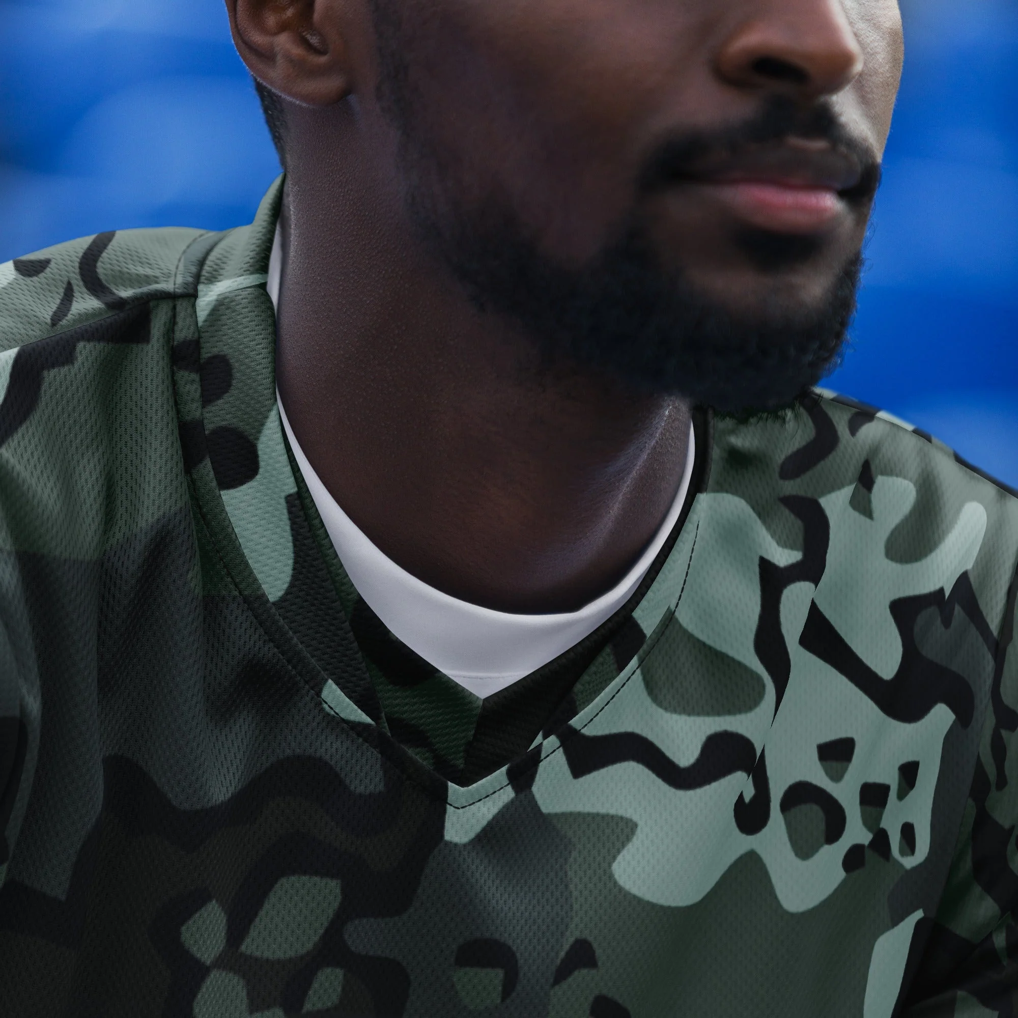 Alaska Chocolate Chip Urban CAMO Unisex Sports Jersey - Image 5