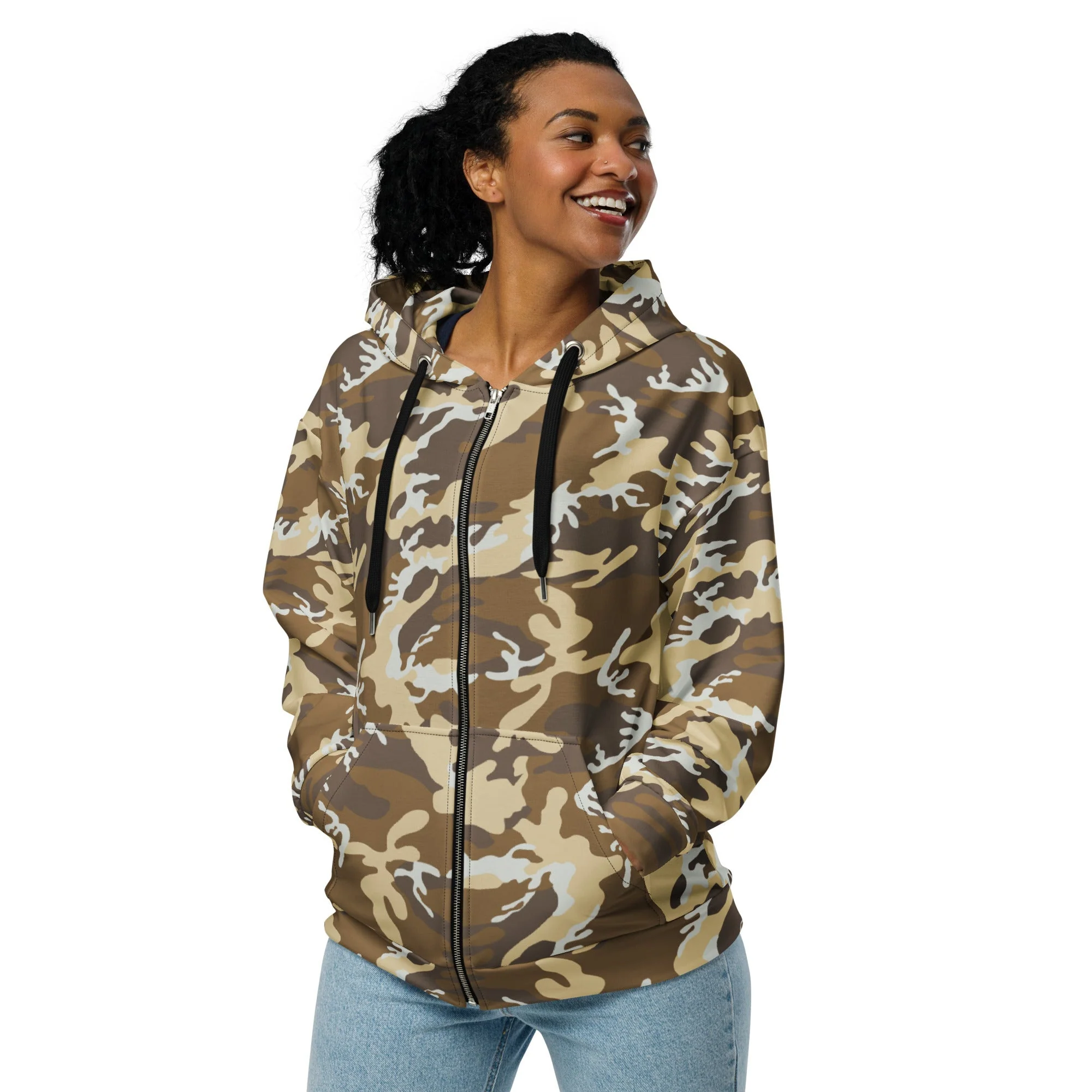 Aliens Movie Colonial Marines CAMO Unisex Zip Hoodie - Image 8