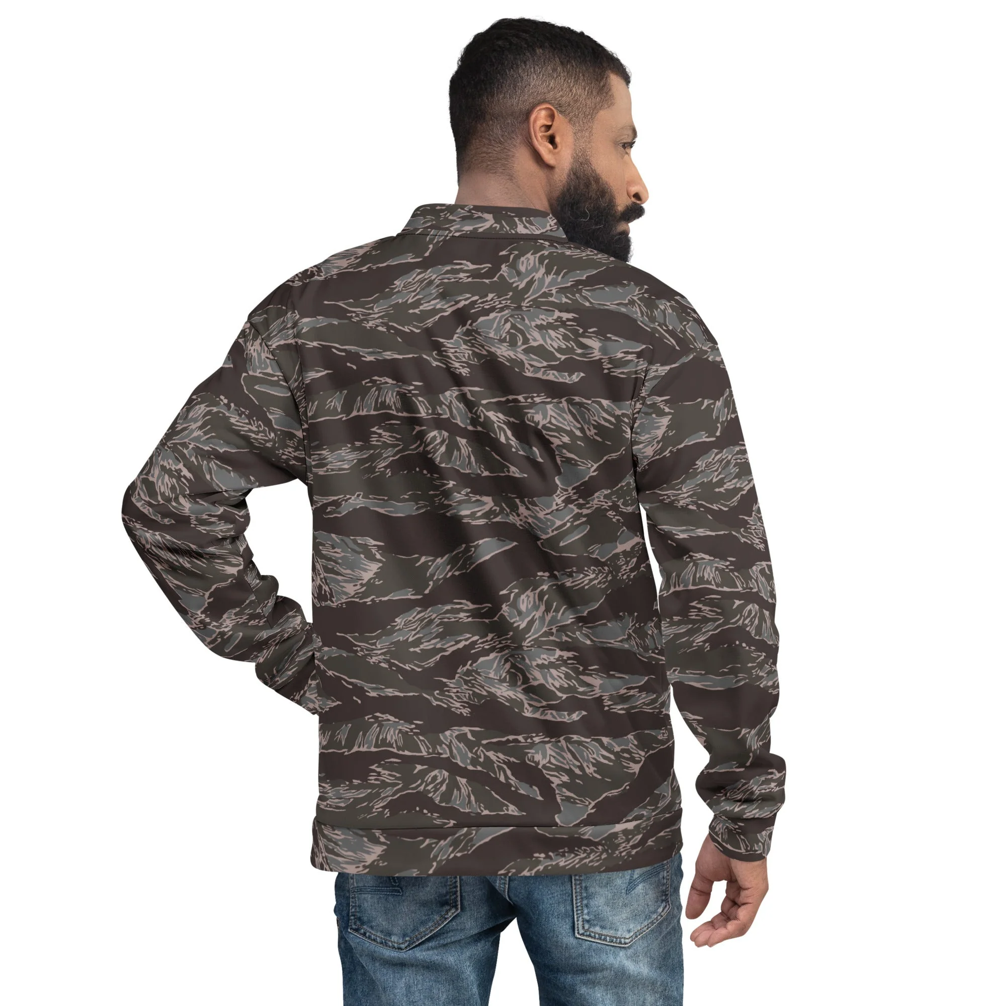 American Tiger Stripe Metro CAMO Unisex Bomber Jacket - Image 2