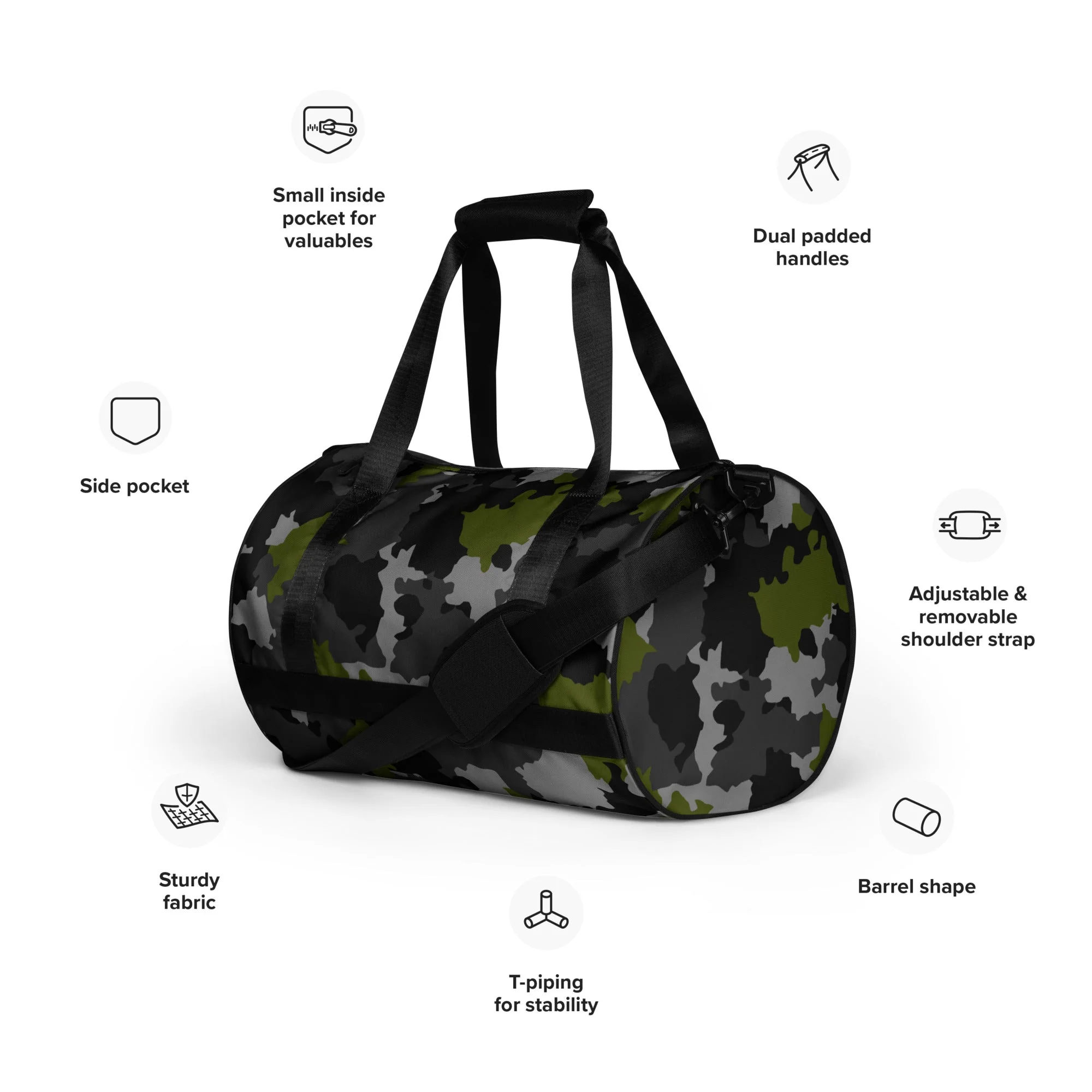 Alpha Jungle CAMO Gym Bag - Image 10