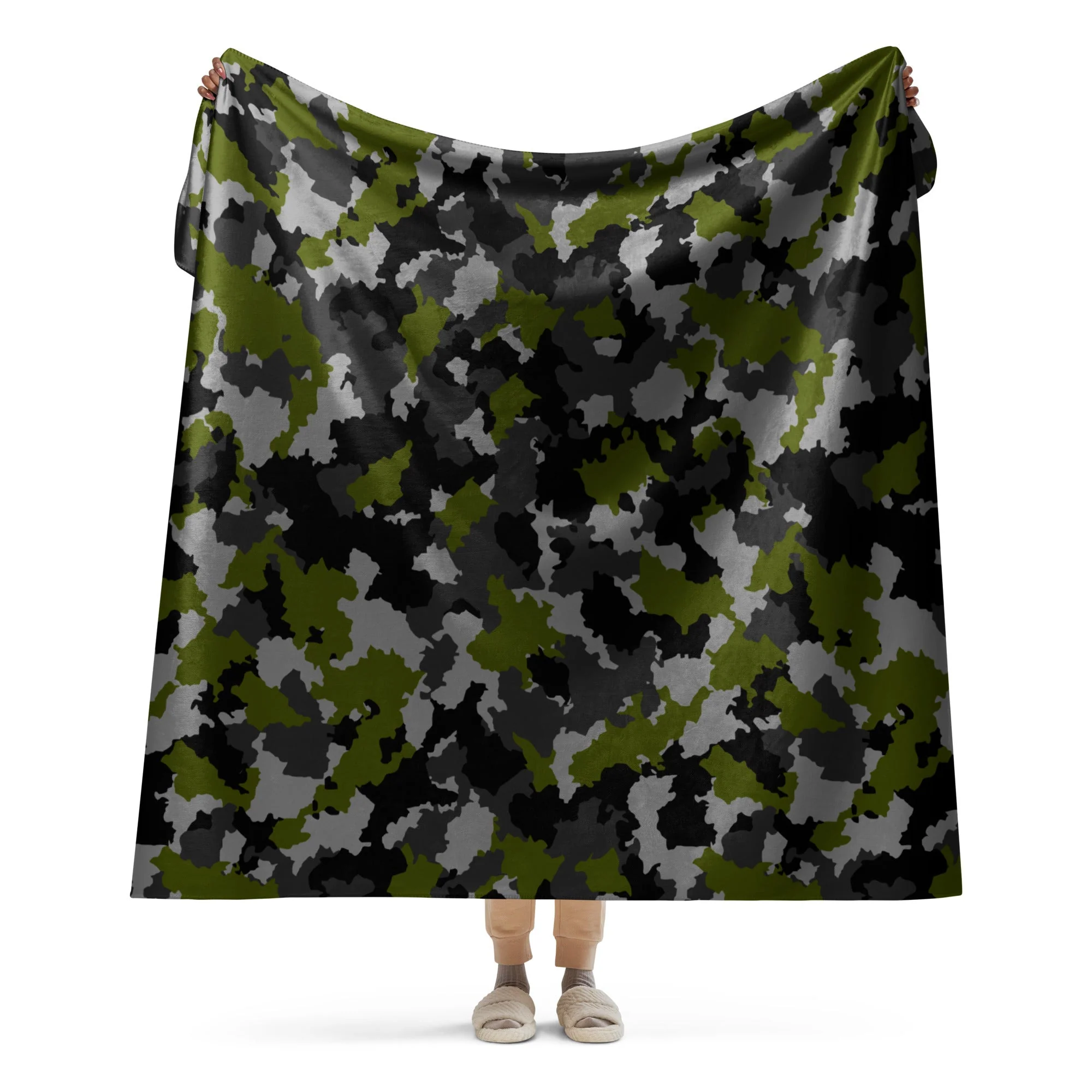 Alpha Jungle CAMO Sherpa Blanket