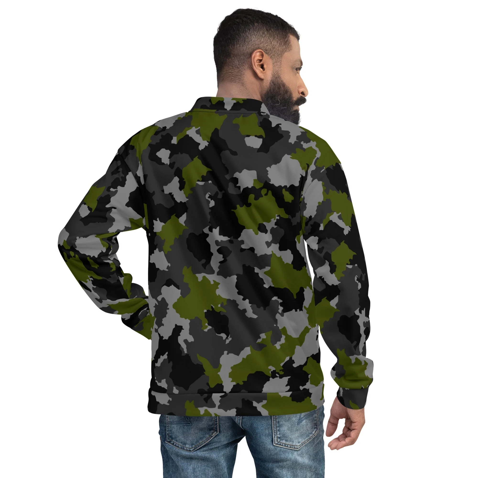Alpha Jungle CAMO Unisex Bomber Jacket - Image 2
