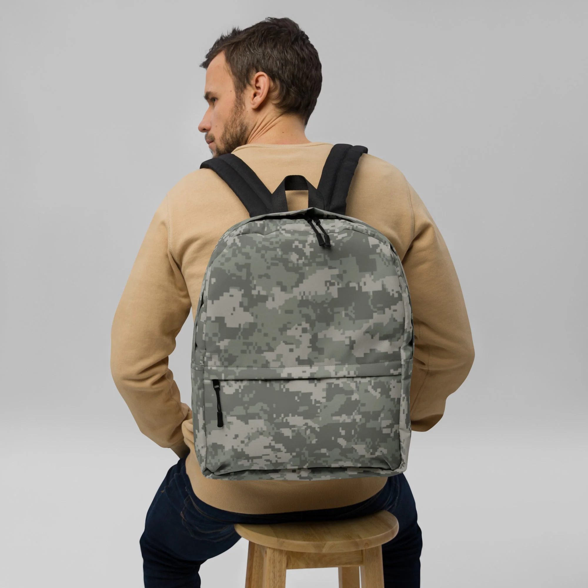American Digital Army Combat Uniform (ACU) CAMO Backpack - Image 5