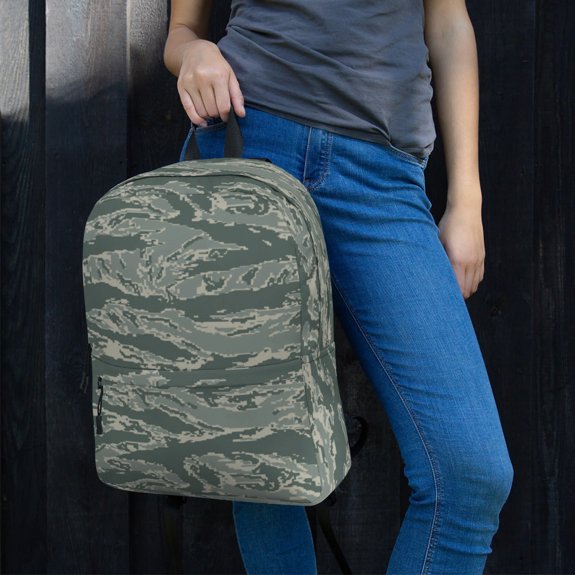 American Tiger Stripe Airman Battle Uniform (ABU) CAMO CAMO Backpack - Image 3