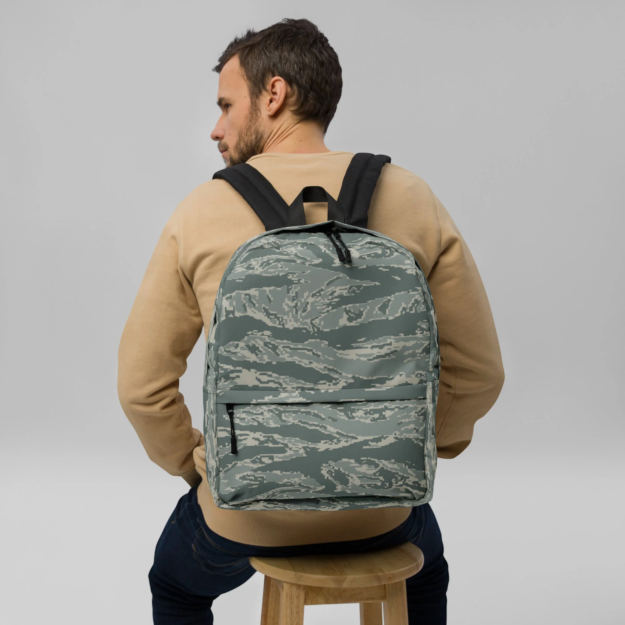 American Tiger Stripe Airman Battle Uniform (ABU) CAMO CAMO Backpack - Image 5