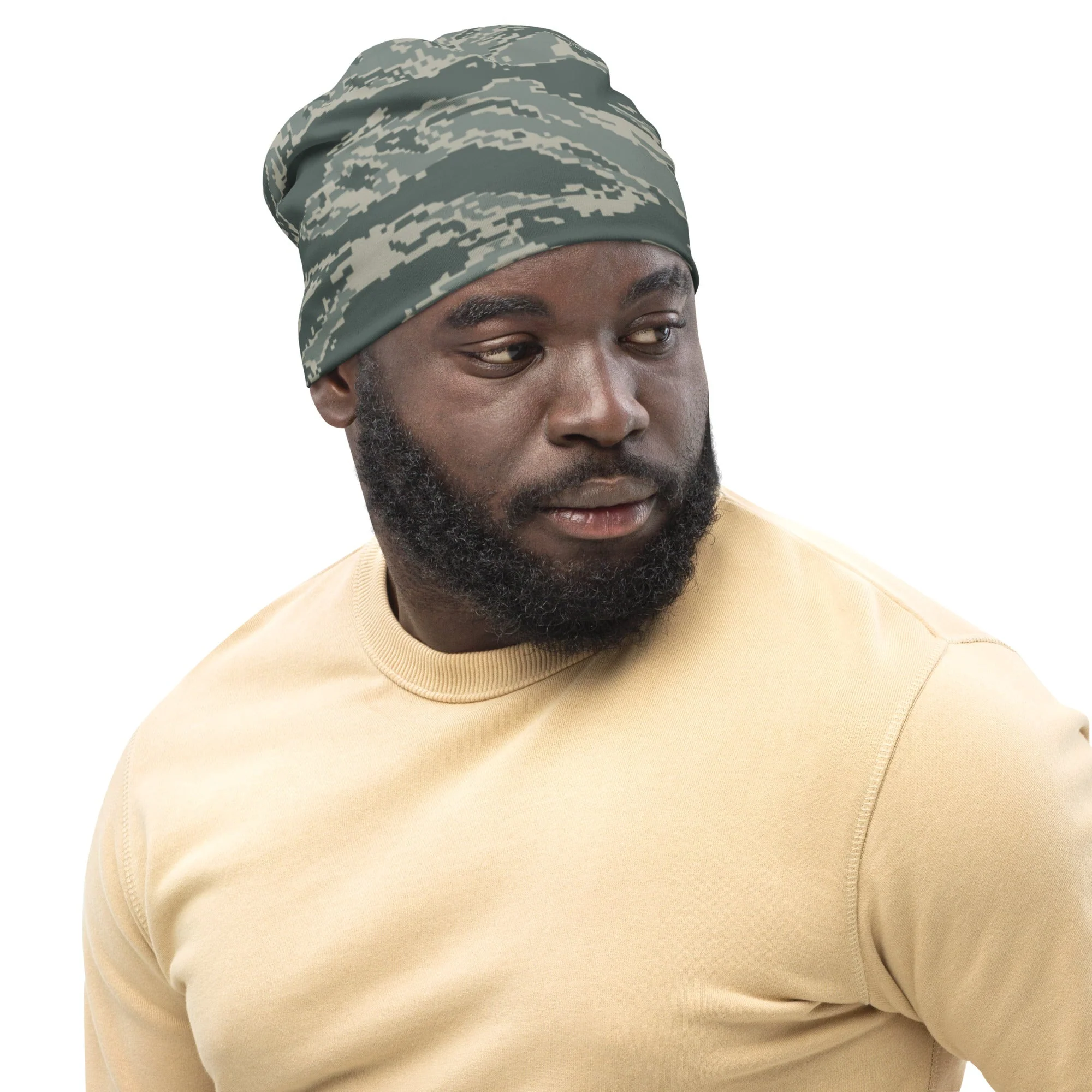 American Tiger Stripe Airman Battle Uniform (ABU) CAMO Beanie - Image 4