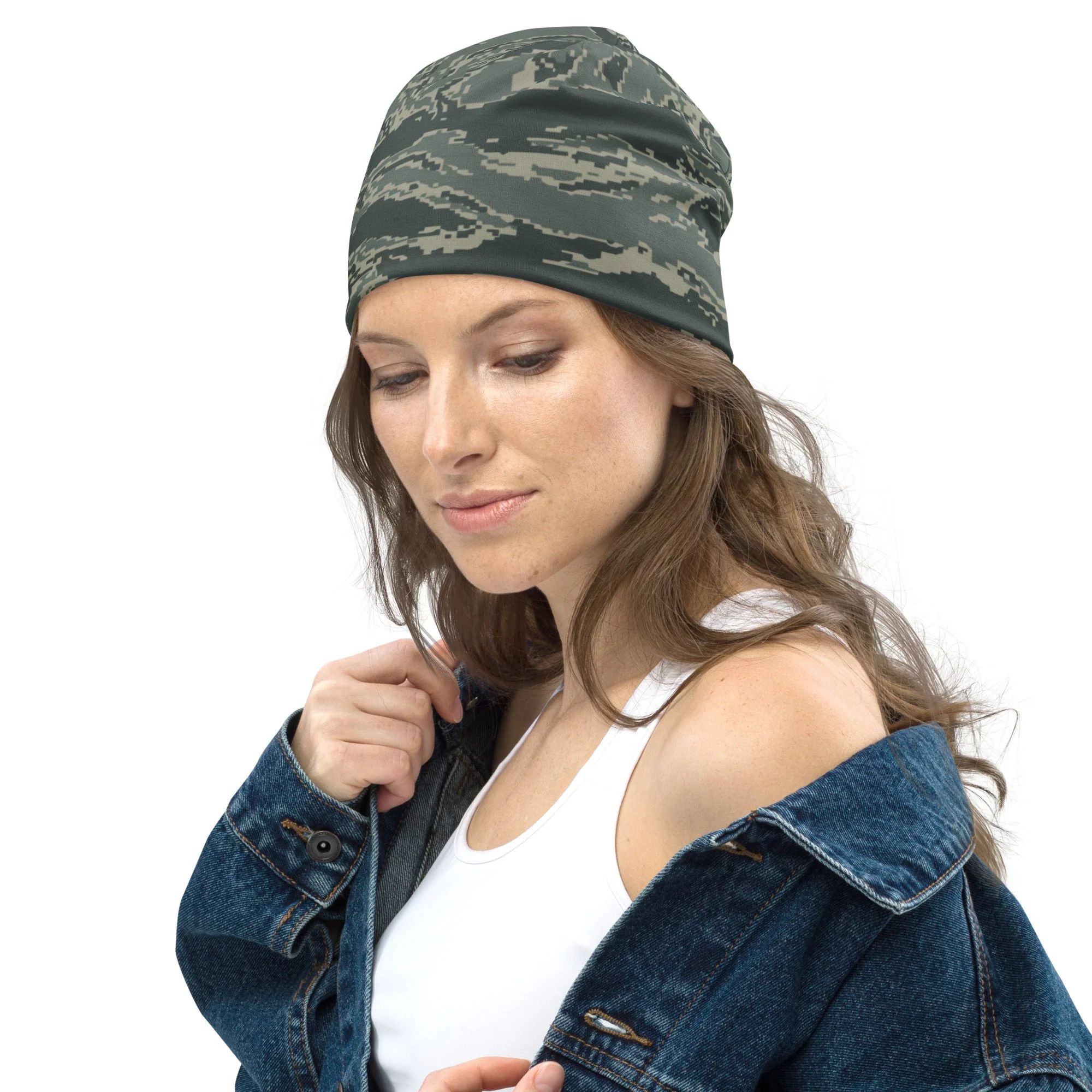 American Tiger Stripe Airman Battle Uniform (ABU) CAMO Beanie - Image 5