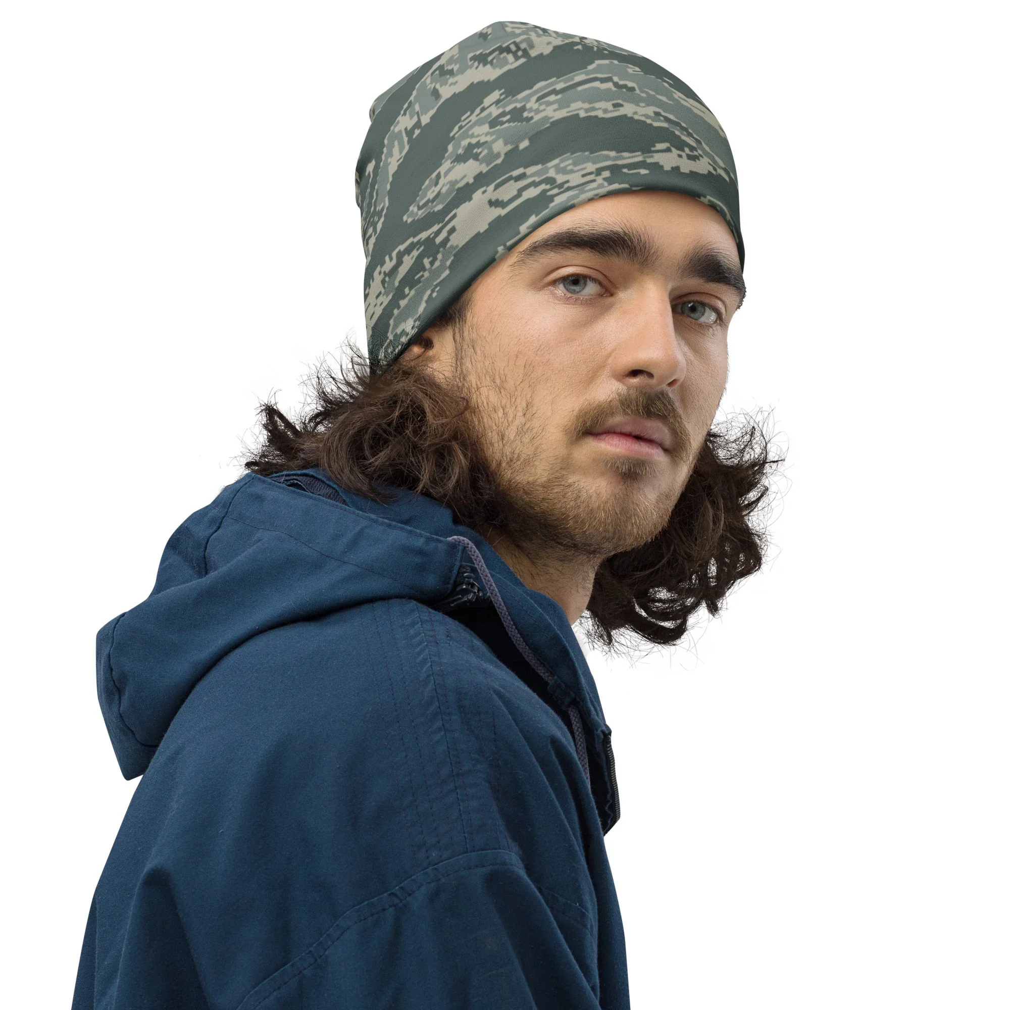 American Tiger Stripe Airman Battle Uniform (ABU) CAMO Beanie - Image 9