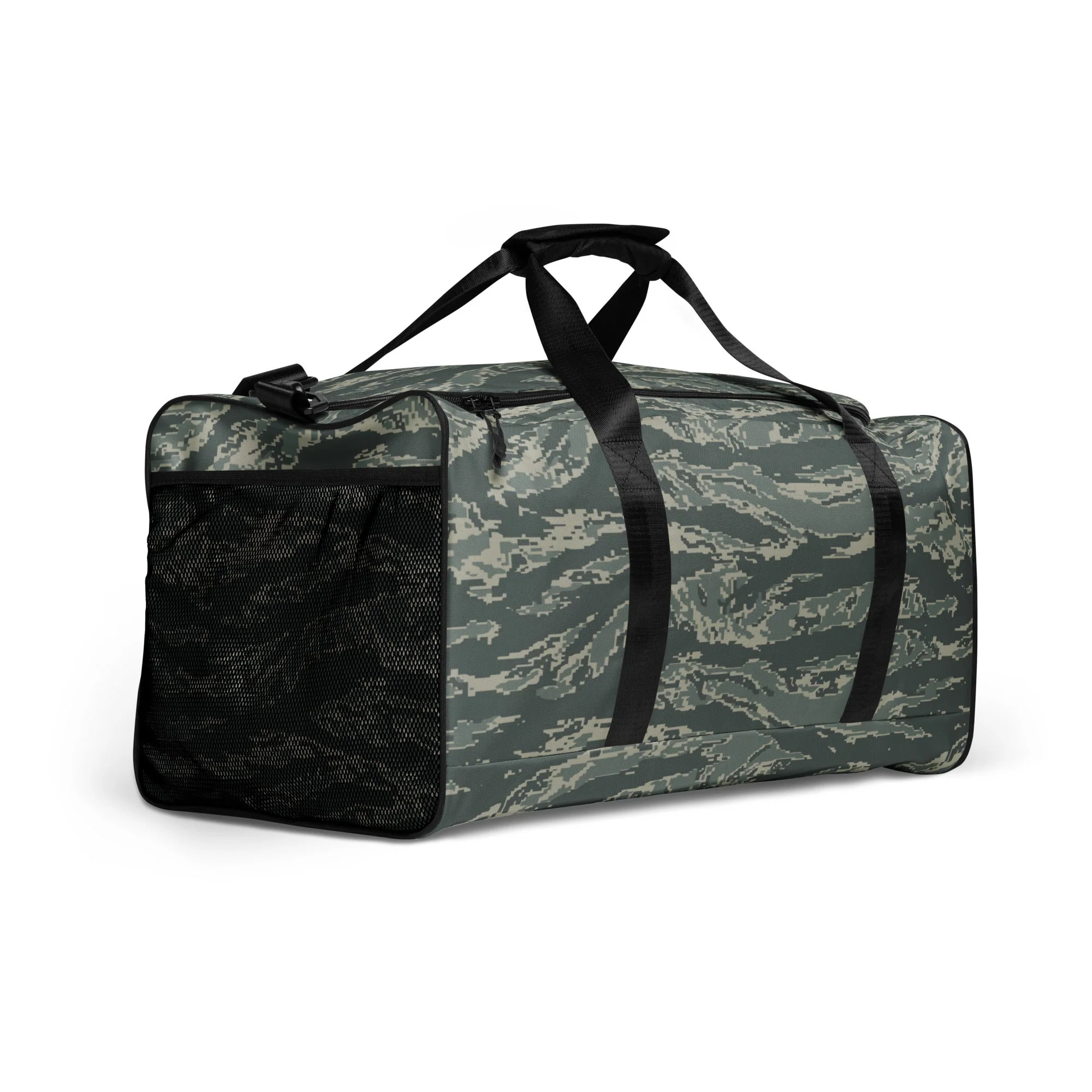 American Tiger Stripe Airman Battle Uniform (ABU) CAMO Duffle Bag - Image 5