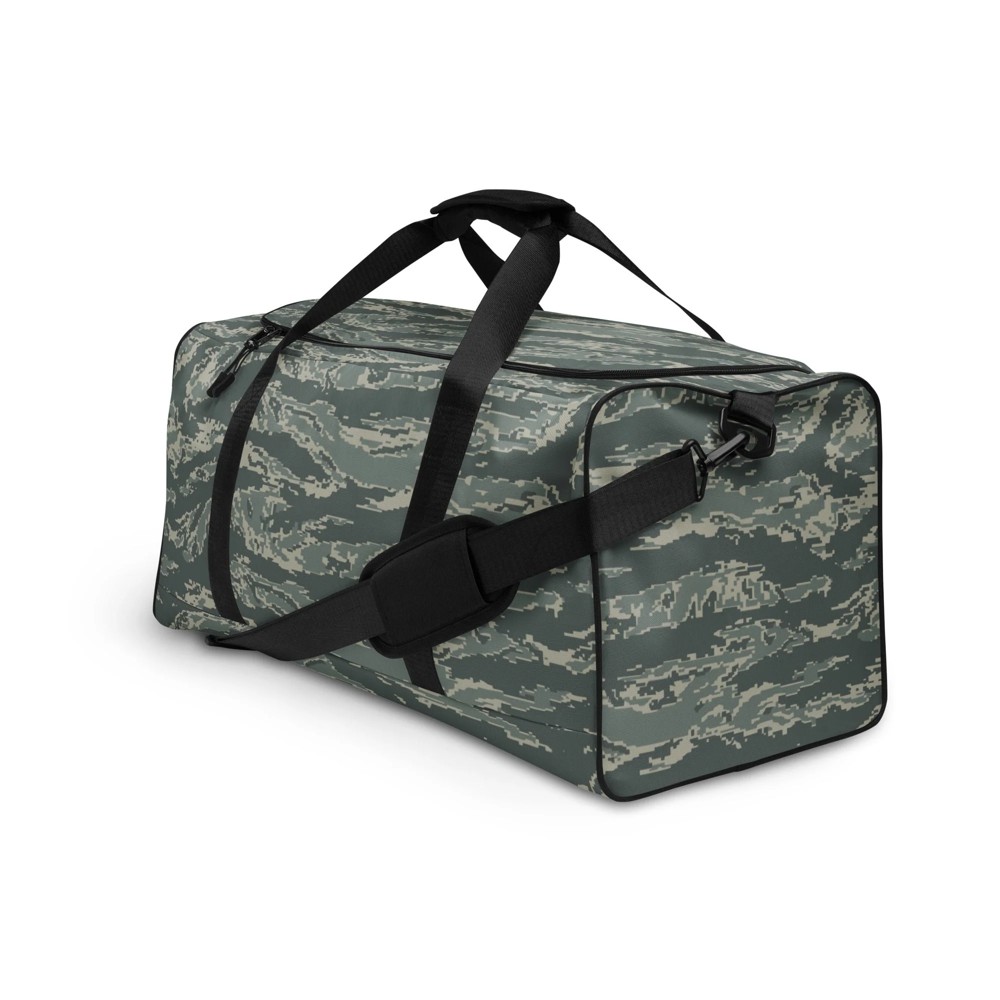 American Tiger Stripe Airman Battle Uniform (ABU) CAMO Duffle Bag - Image 6