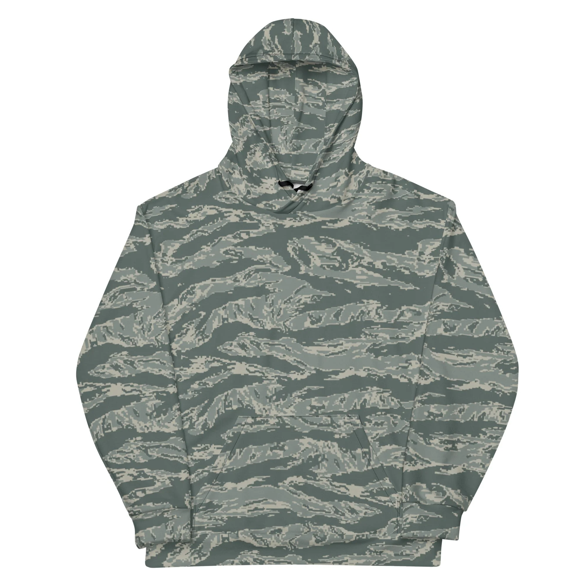 American Tiger Stripe Airman Battle Uniform (ABU) CAMO Unisex Hoodie - Image 4