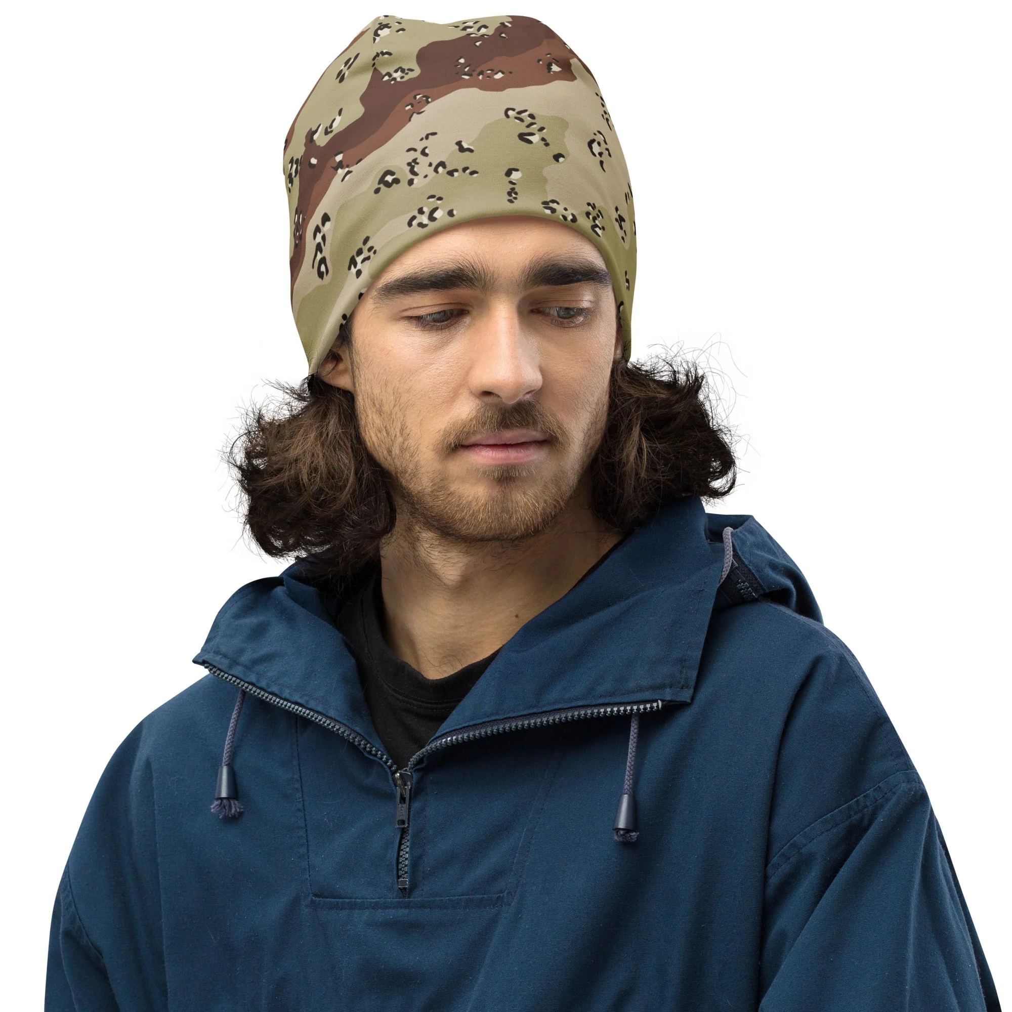 American Chocolate Chip Desert Battle Dress Uniform (DBDU) CAMO Beanie - Image 3