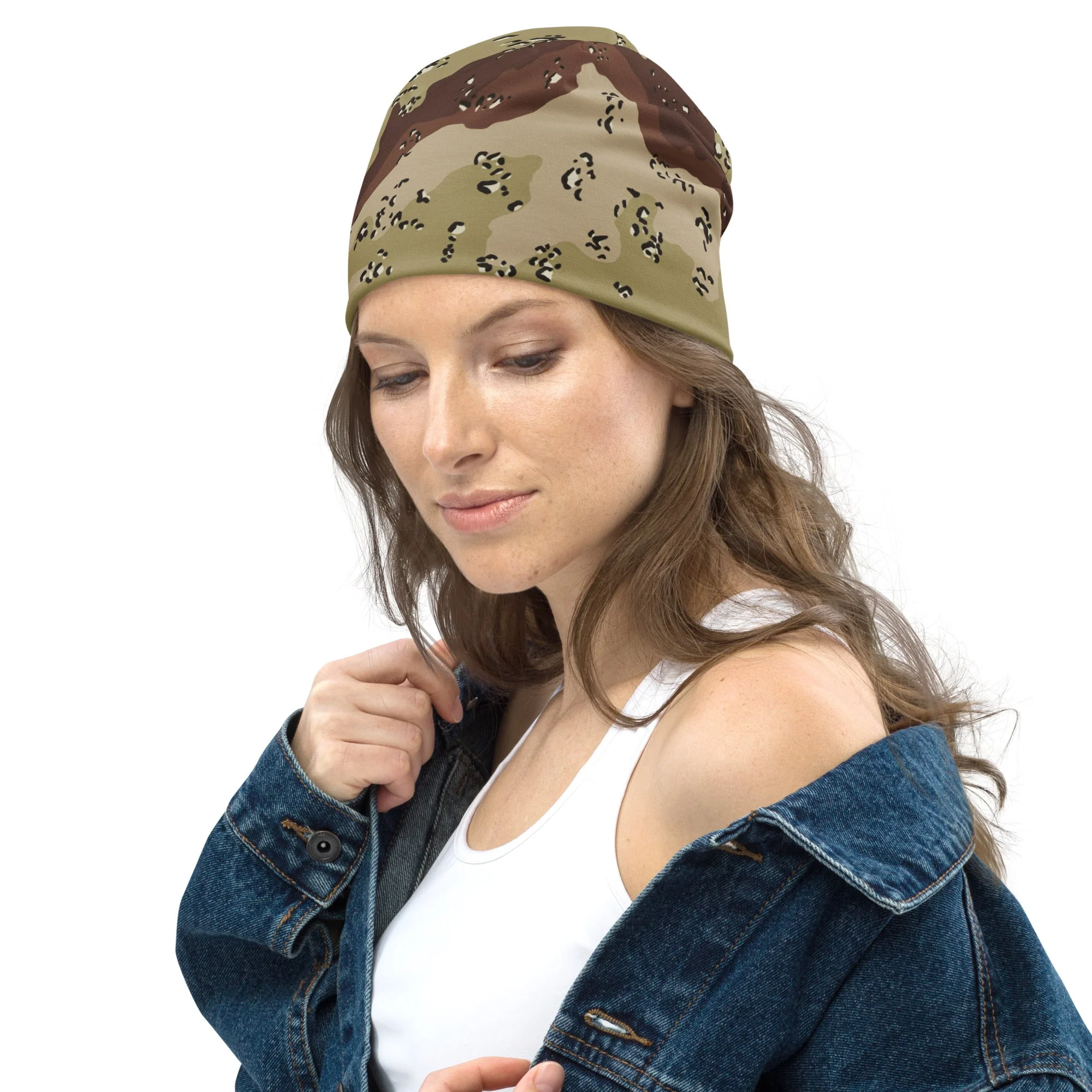 American Chocolate Chip Desert Battle Dress Uniform (DBDU) CAMO Beanie - Image 4