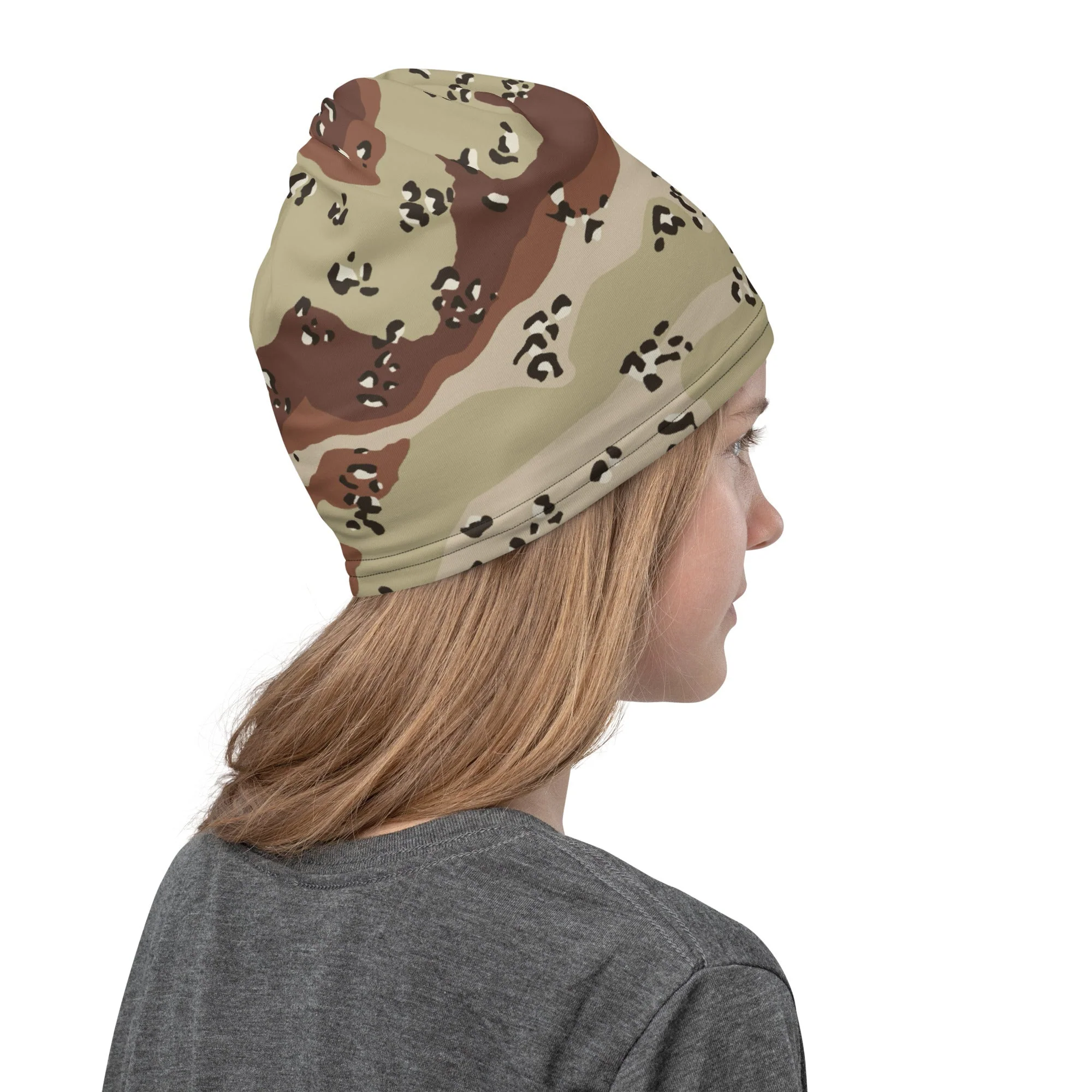 American Chocolate Chip Desert Battle Dress Uniform (DBDU) CAMO Neck Gaiter - Image 11