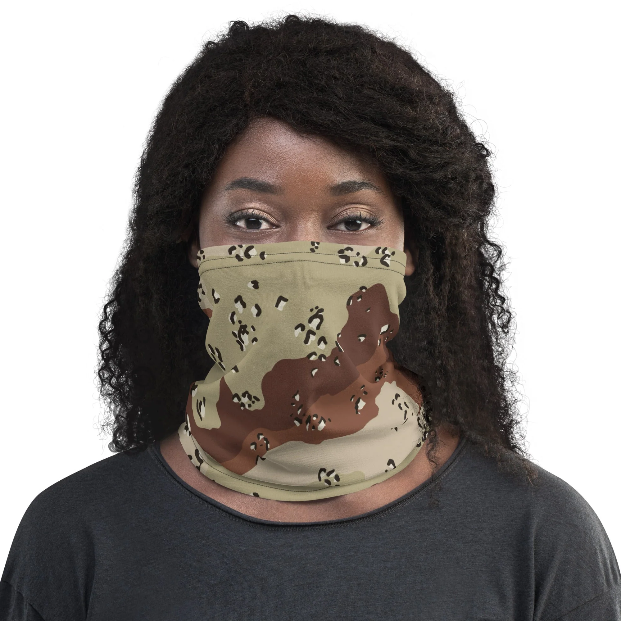 American Chocolate Chip Desert Battle Dress Uniform (DBDU) CAMO Neck Gaiter - Image 12