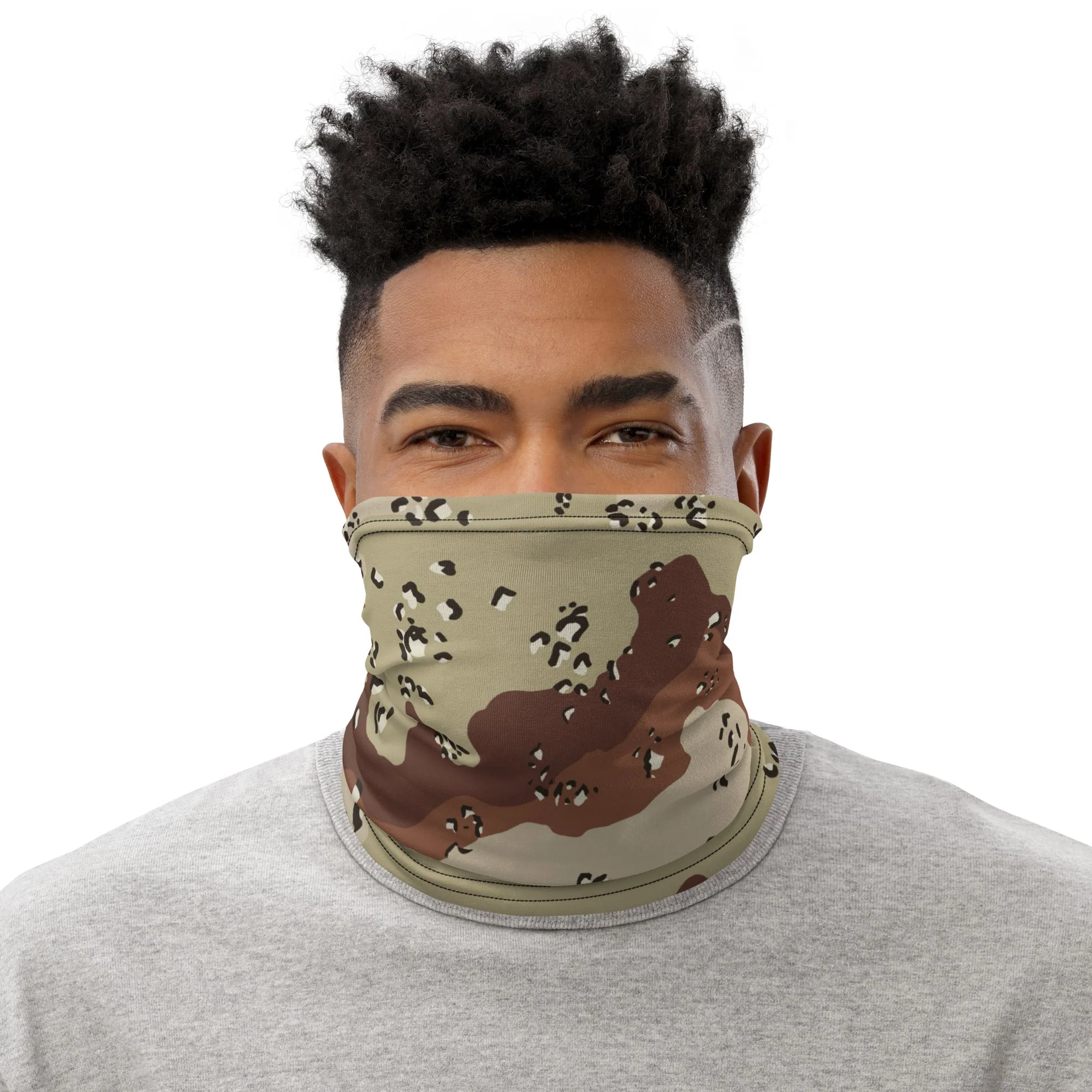 American Chocolate Chip Desert Battle Dress Uniform (DBDU) CAMO Neck Gaiter - Image 6
